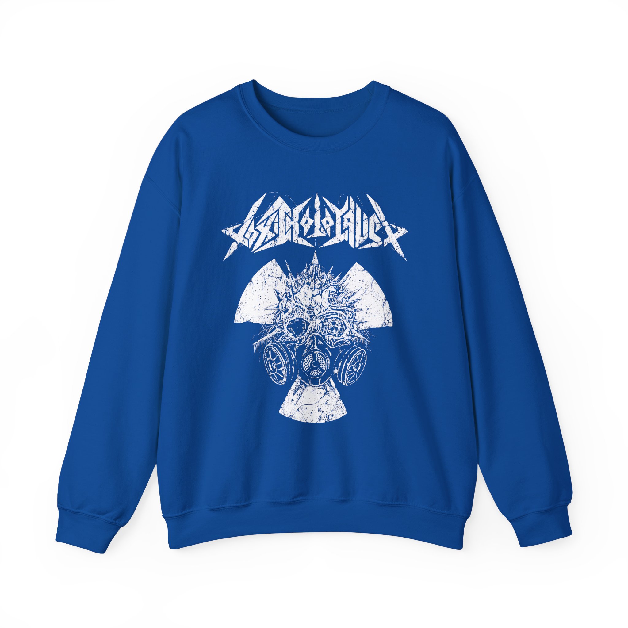 Toxic Holocaust Radiation Gas Mask Unisex Heavy Blendâ„¢ Crewneck Sweatshirt