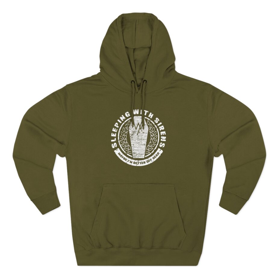 Sleeping With Sirens Coffin Three-Panel Fleece Hoodie