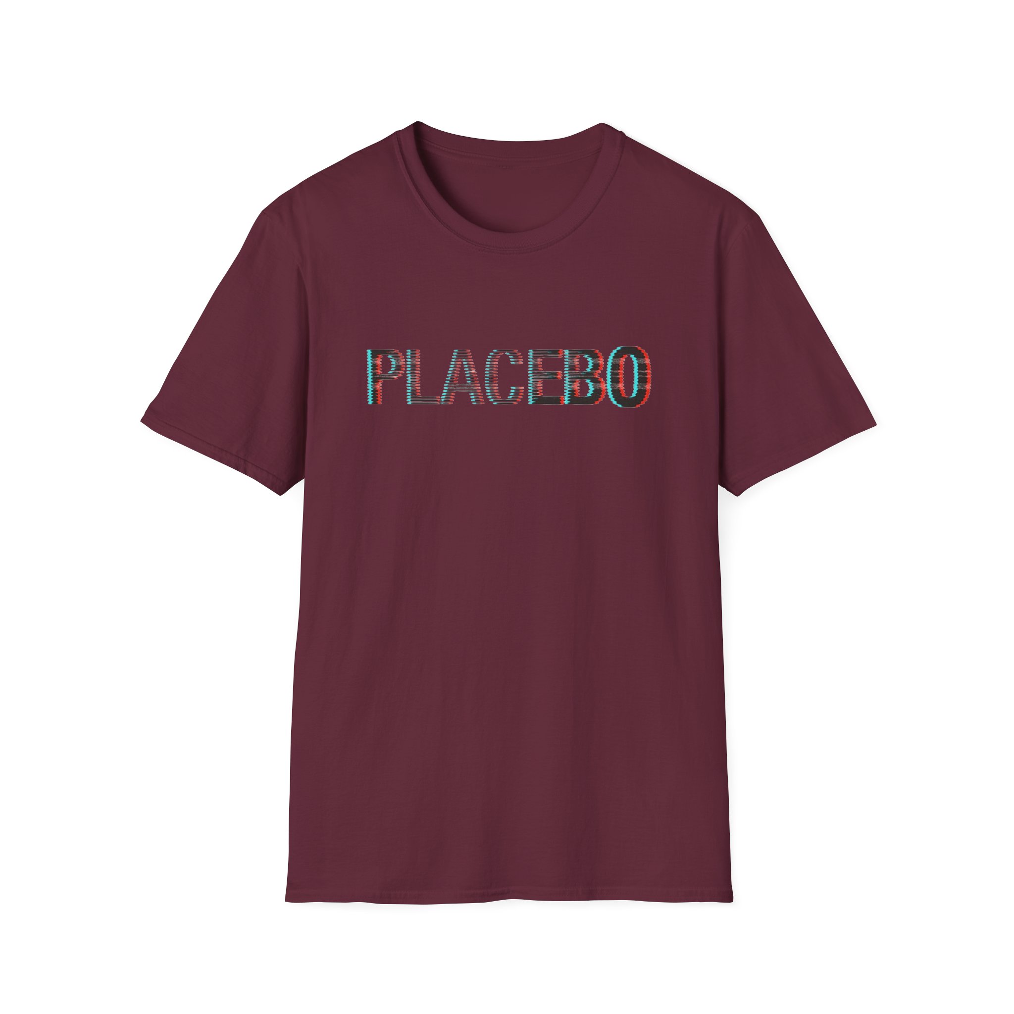 Placebo Glitch Logo Unisex Softstyle T-Shirt