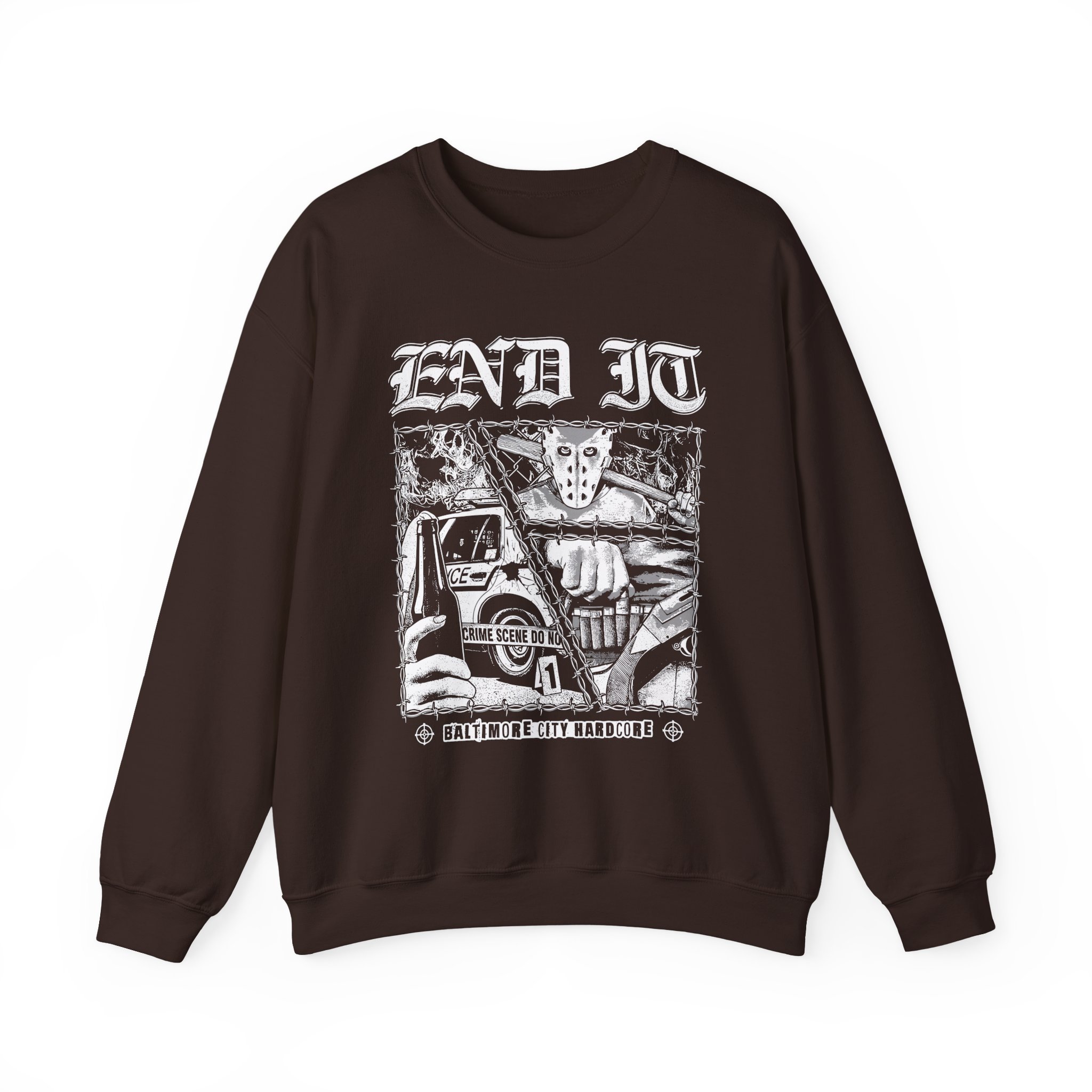 End It Crime Scene Unisex Heavy Blendâ„¢ Crewneck Sweatshirt