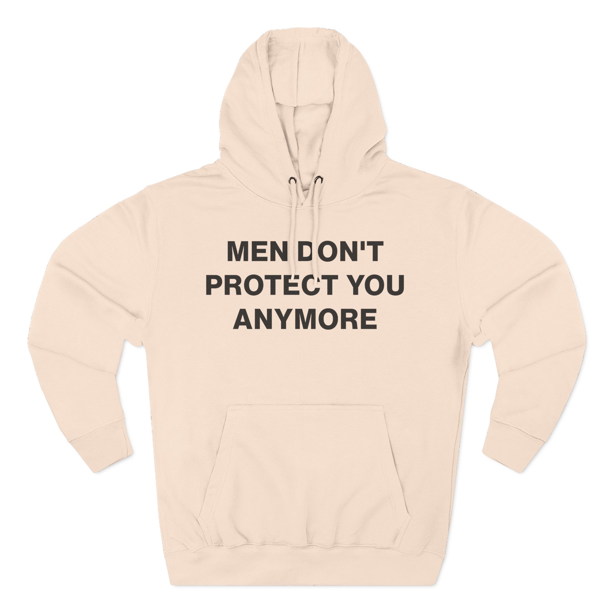 Jenny Holzer Men Don“t Protect You Anymore Three-Panel Fleece Hoodie