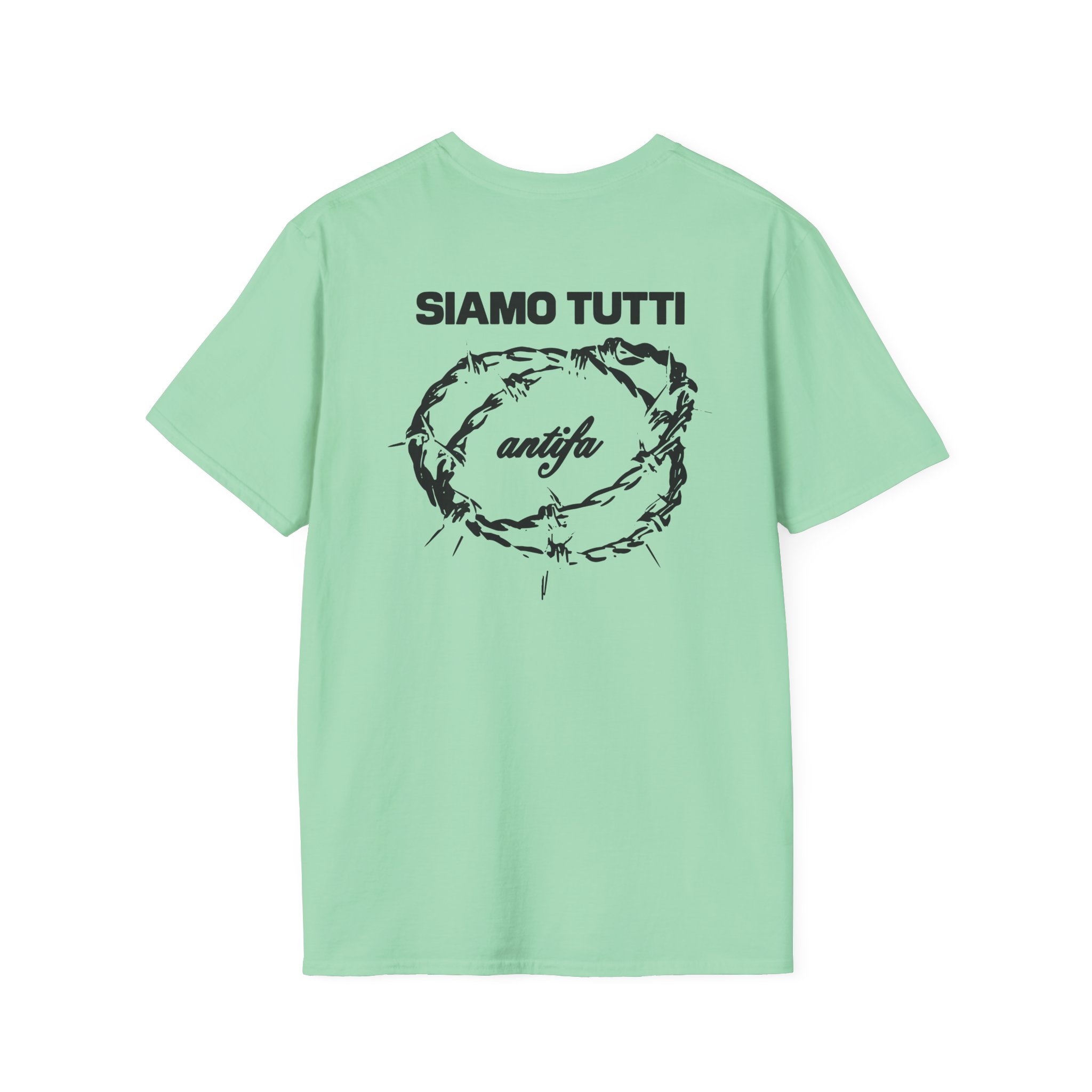 Disarstar Siamo Tutti Antifa Unisex Softstyle T-Shirt
