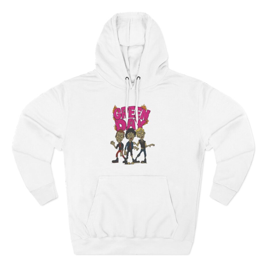 Green Day Walking Green Day Zombie Three-Panel Fleece Hoodie