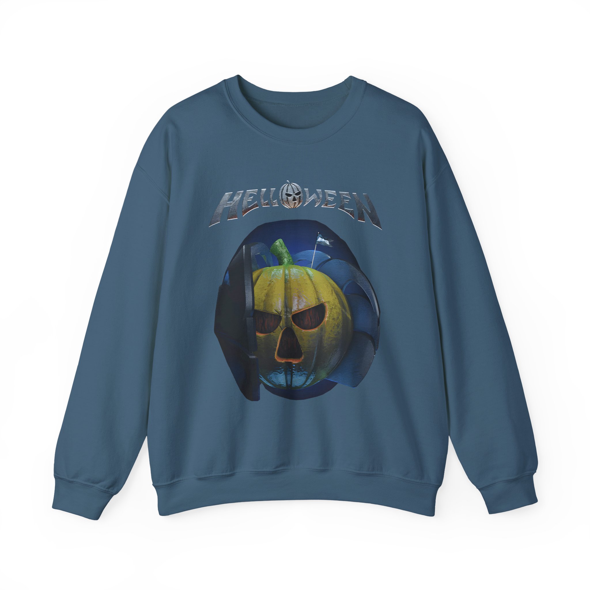 Helloween United Forces Pumpkin Unisex Heavy Blendâ„¢ Crewneck Sweatshirt