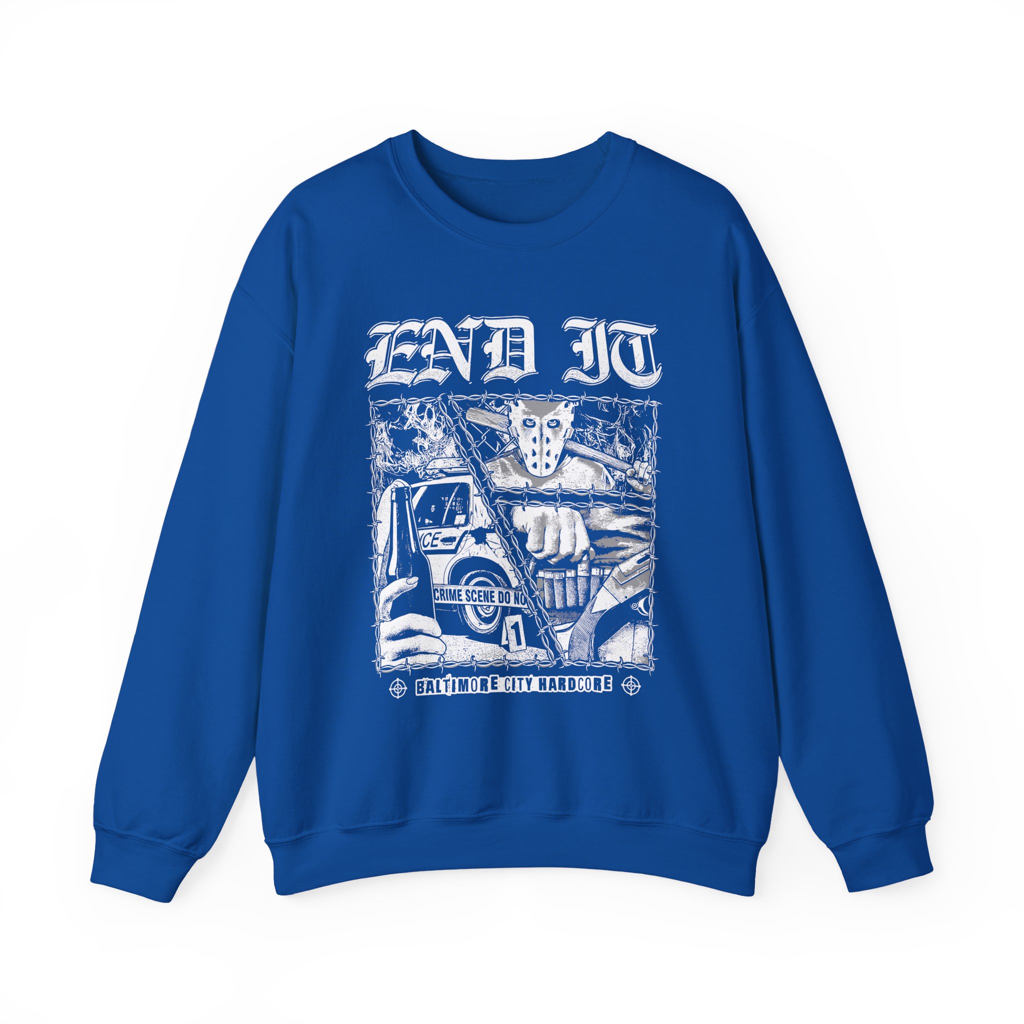 End It Crime Scene Unisex Heavy Blendâ„¢ Crewneck Sweatshirt