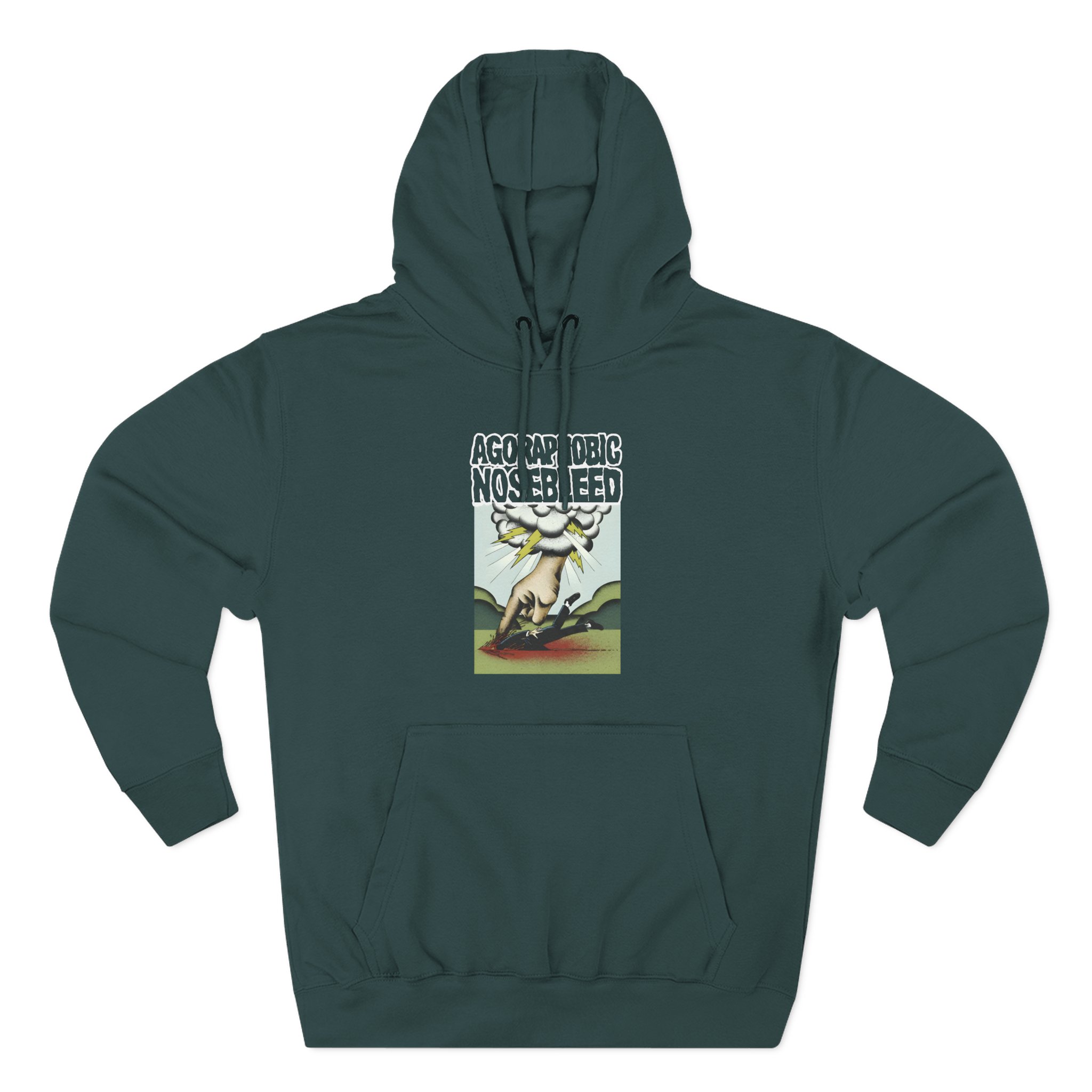 Agoraphobic Nosebleed Smite Three-Panel Fleece Hoodie