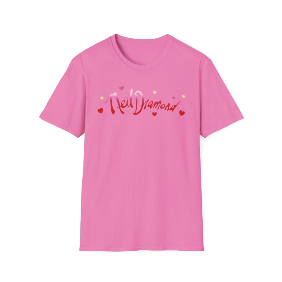 Neil Diamond Logo Heart Unisex Softstyle T-Shirt