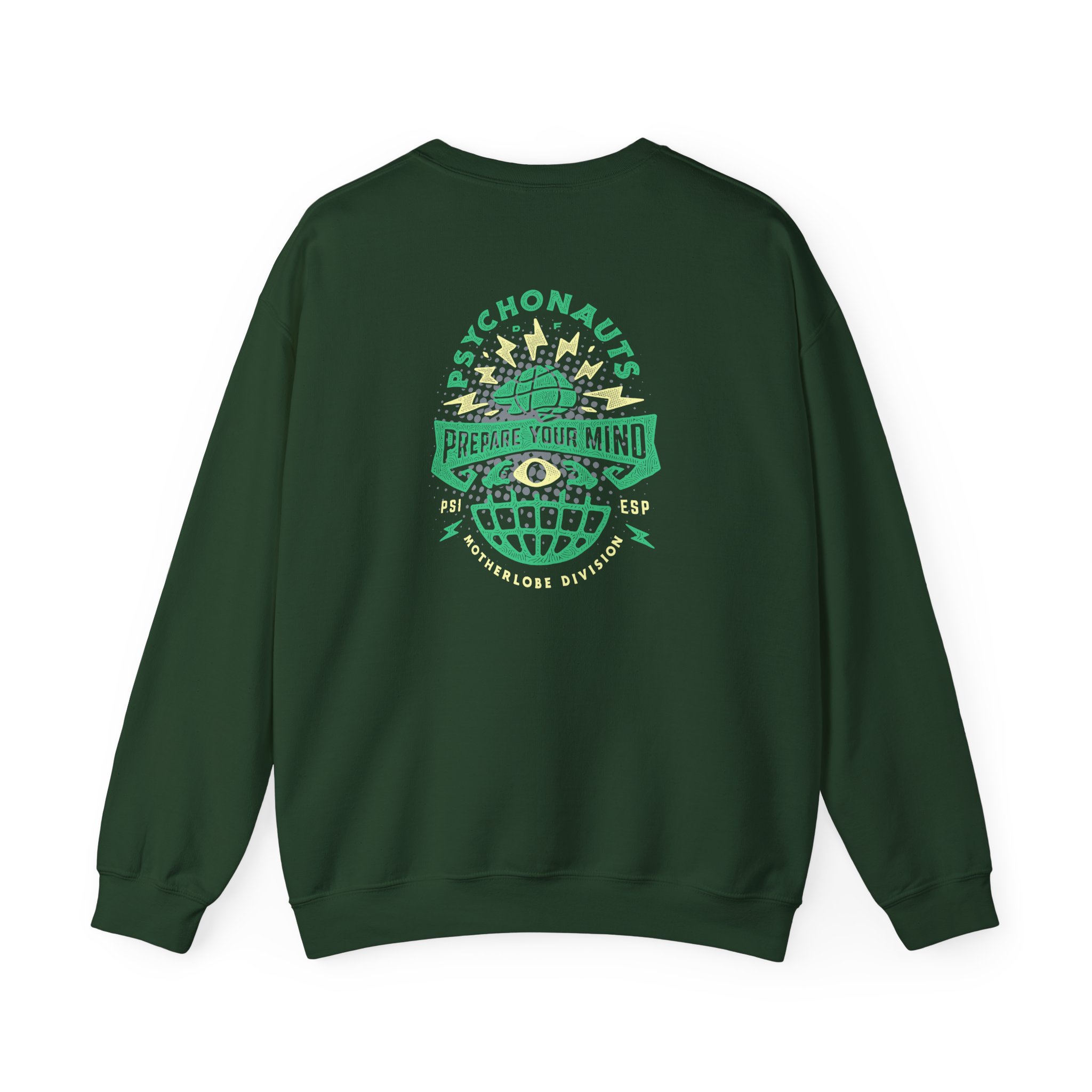 Double Fine Psychic Agency Unisex Heavy Blendâ„¢ Crewneck Sweatshirt