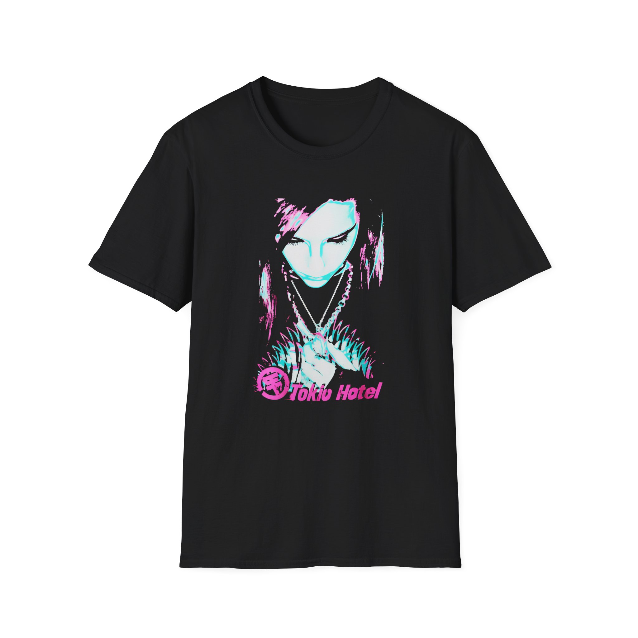 Kaulitz Hills Tokio Hotel Face Unisex Softstyle T-Shirt