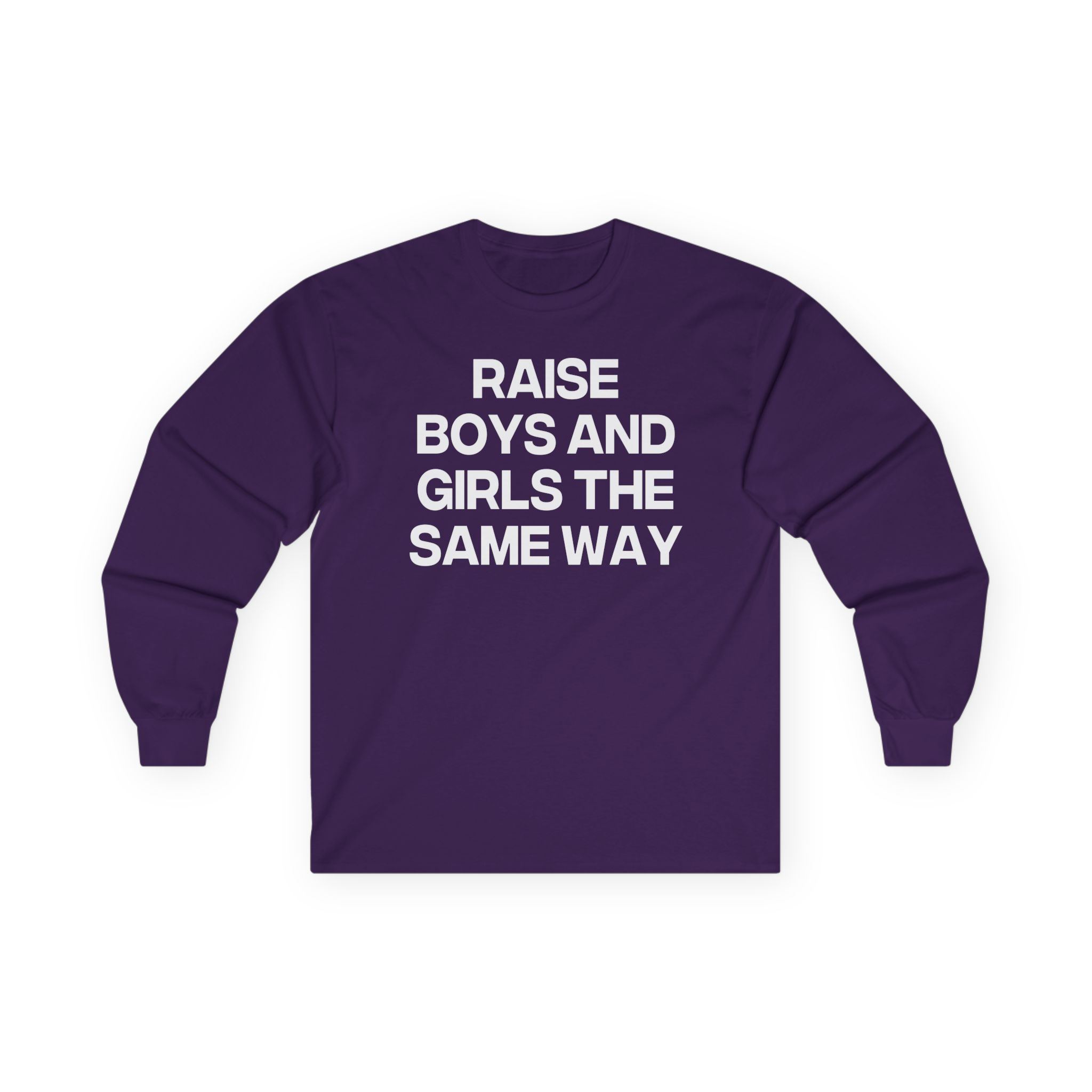 Jenny Holzer Raise the Same Way Unisex Ultra Cotton Long Sleeve Tee