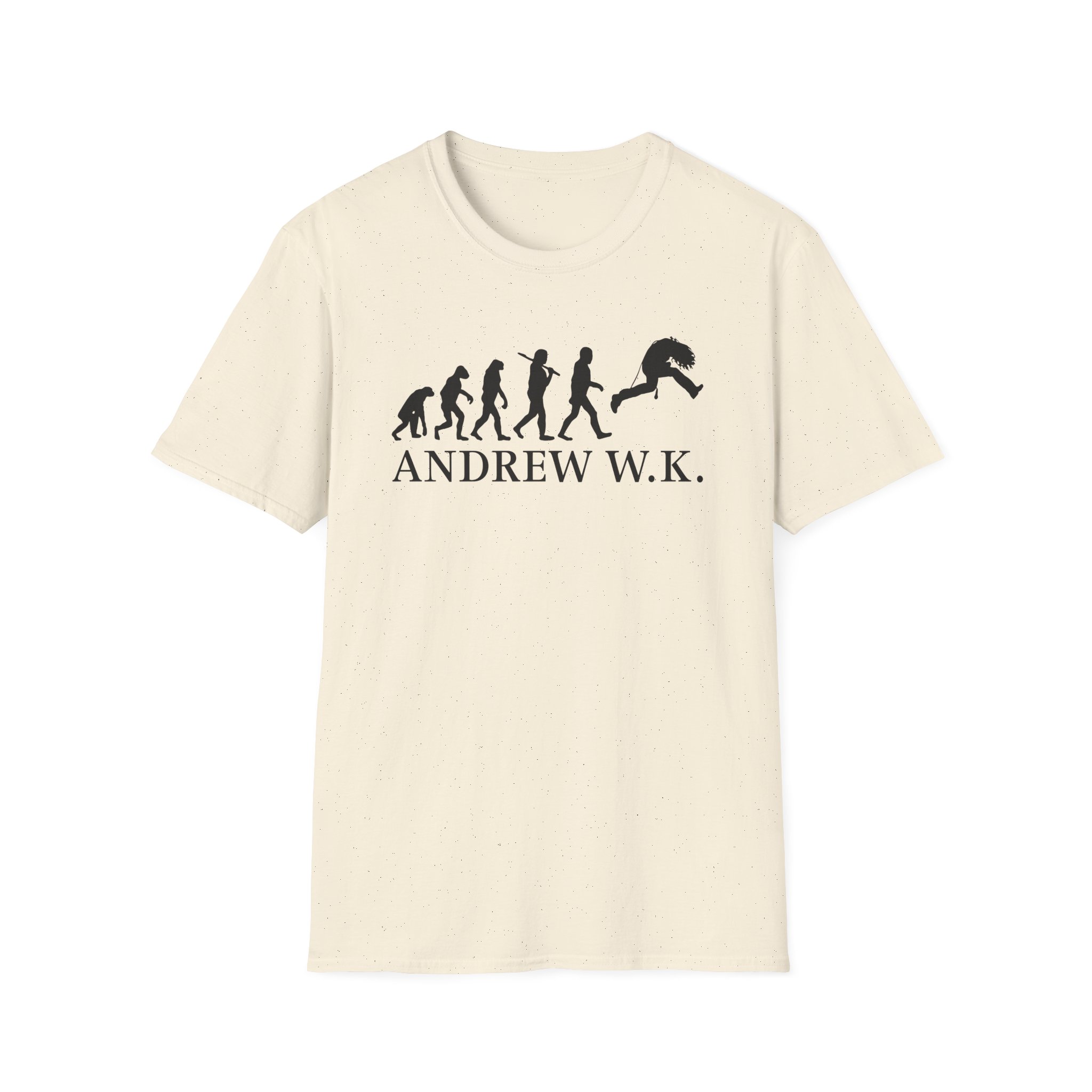 Andrew Wk Evolution of Partying Unisex Softstyle T-Shirt