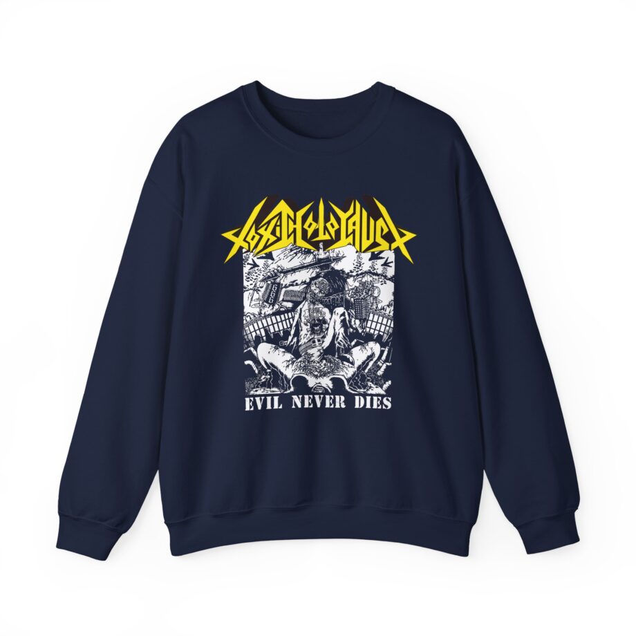 Toxic Holocaust Evil Never Dies Unisex Heavy Blend™ Crewneck Sweatshirt