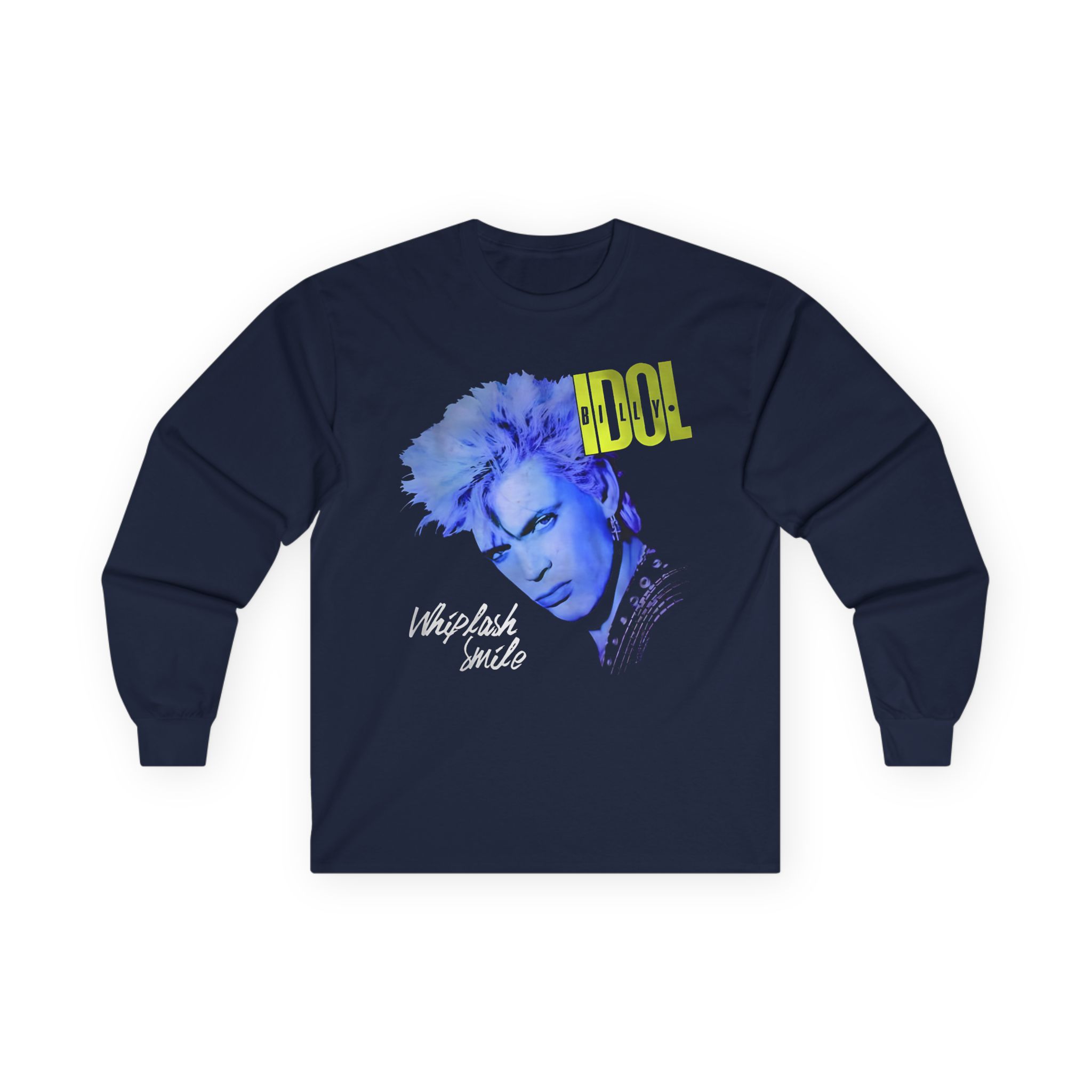Billy Idol Whiplash Smile Album Unisex Ultra Cotton Long Sleeve Tee