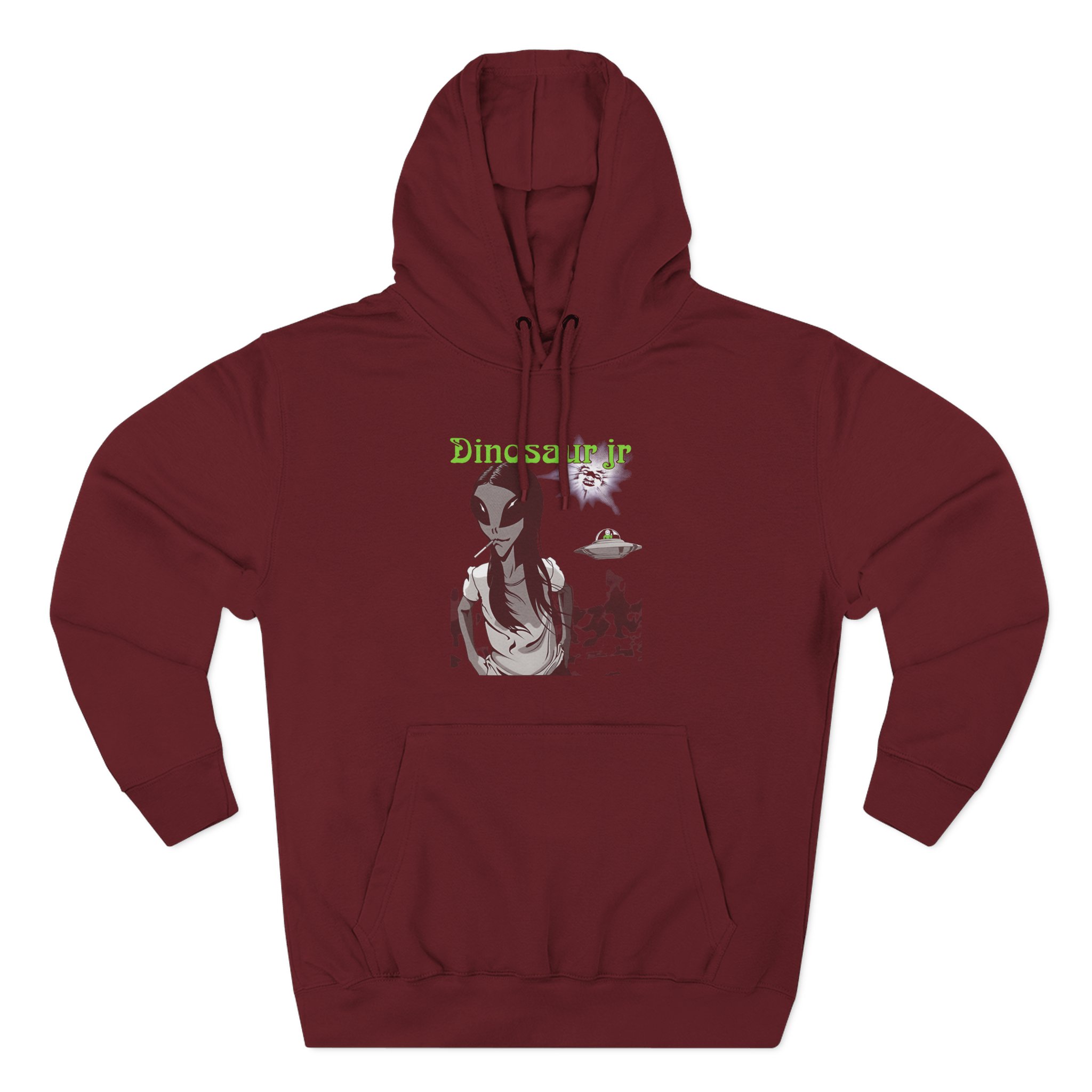 Dinosaur Jr Alien Three-Panel Fleece Hoodie
