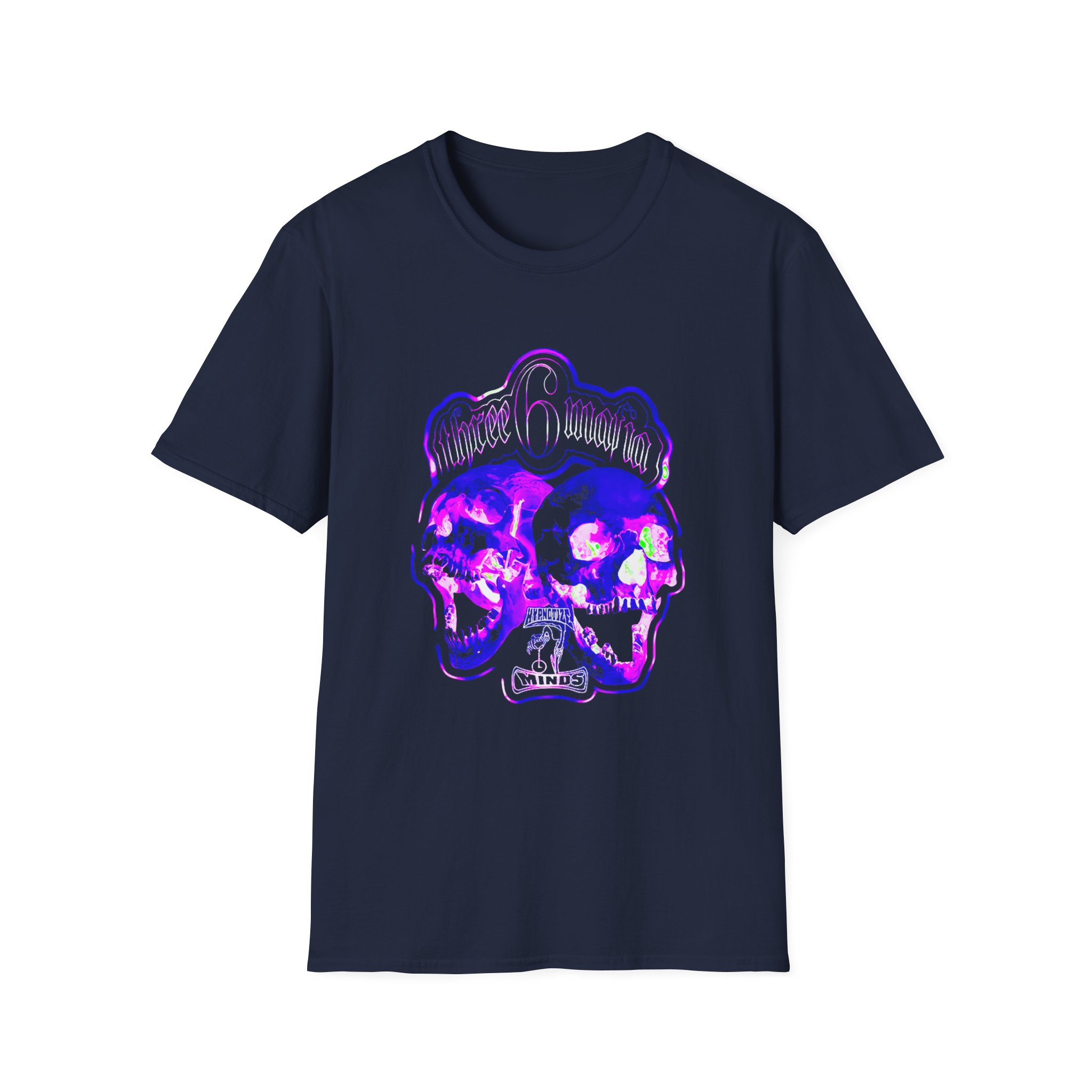 Three 6 Mafia Hard Hittaz Unisex Softstyle T-Shirt