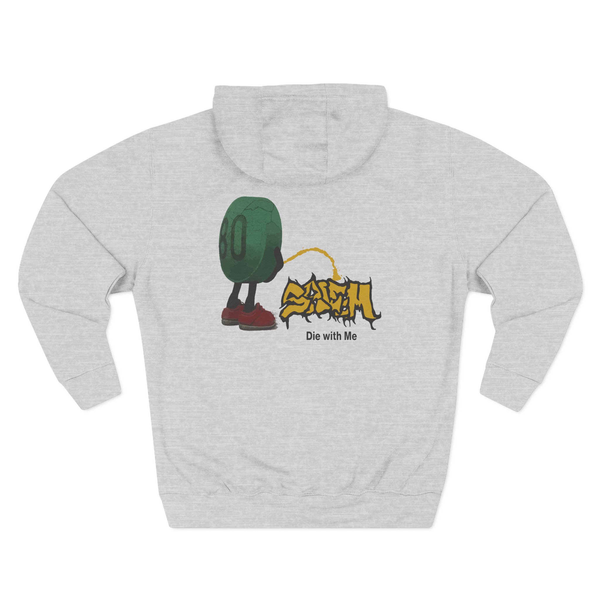 Salem die with me pill Three-Panel Fleece Hoodie