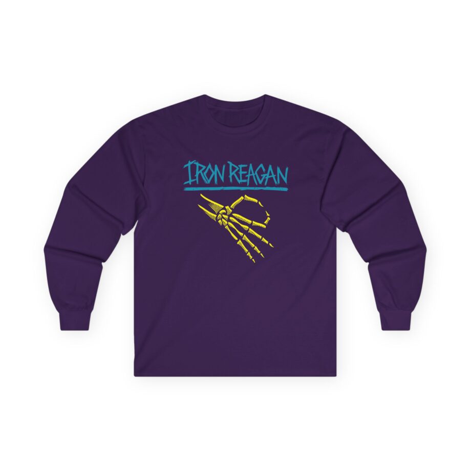 Iron Reagan Skeleton Hand Unisex Ultra Cotton Long Sleeve Tee