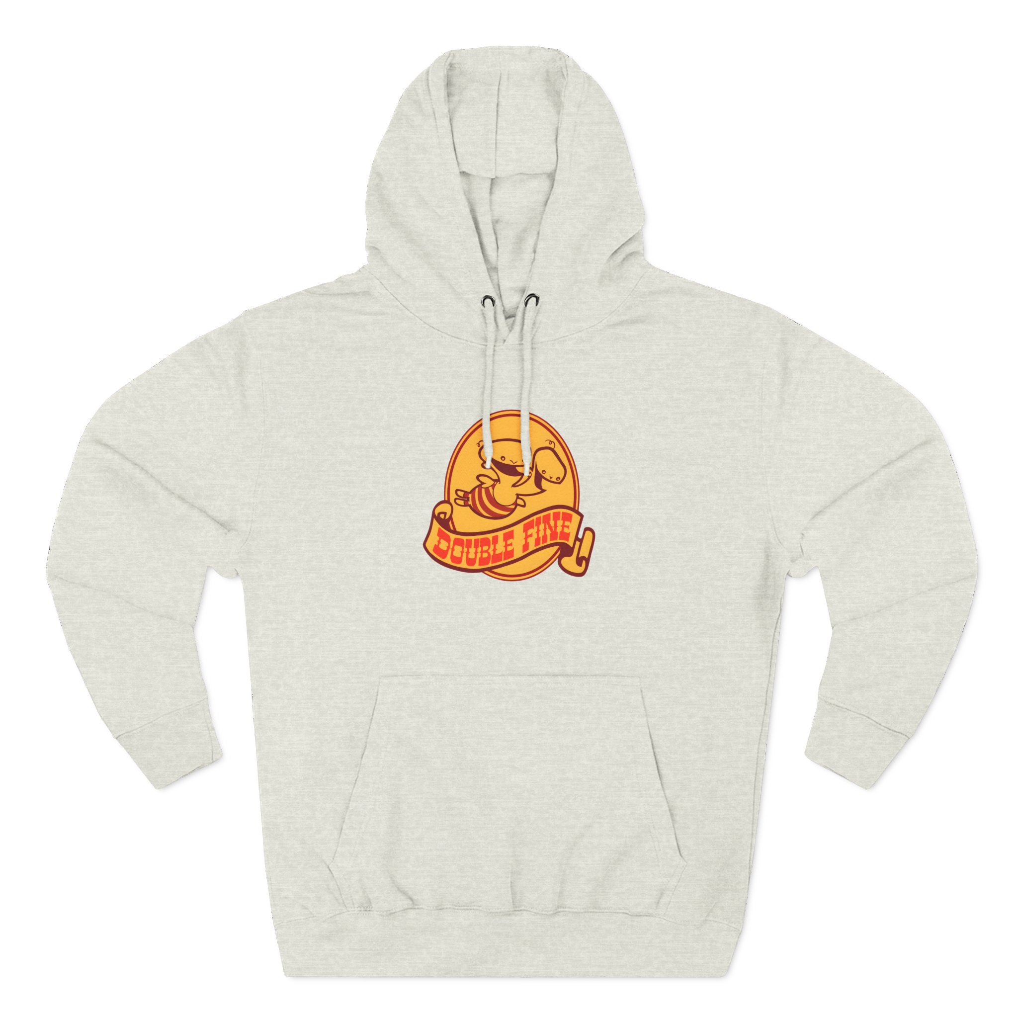 Double Fine Golden Two-headed Baby Three-Panel Fleece Hoodie