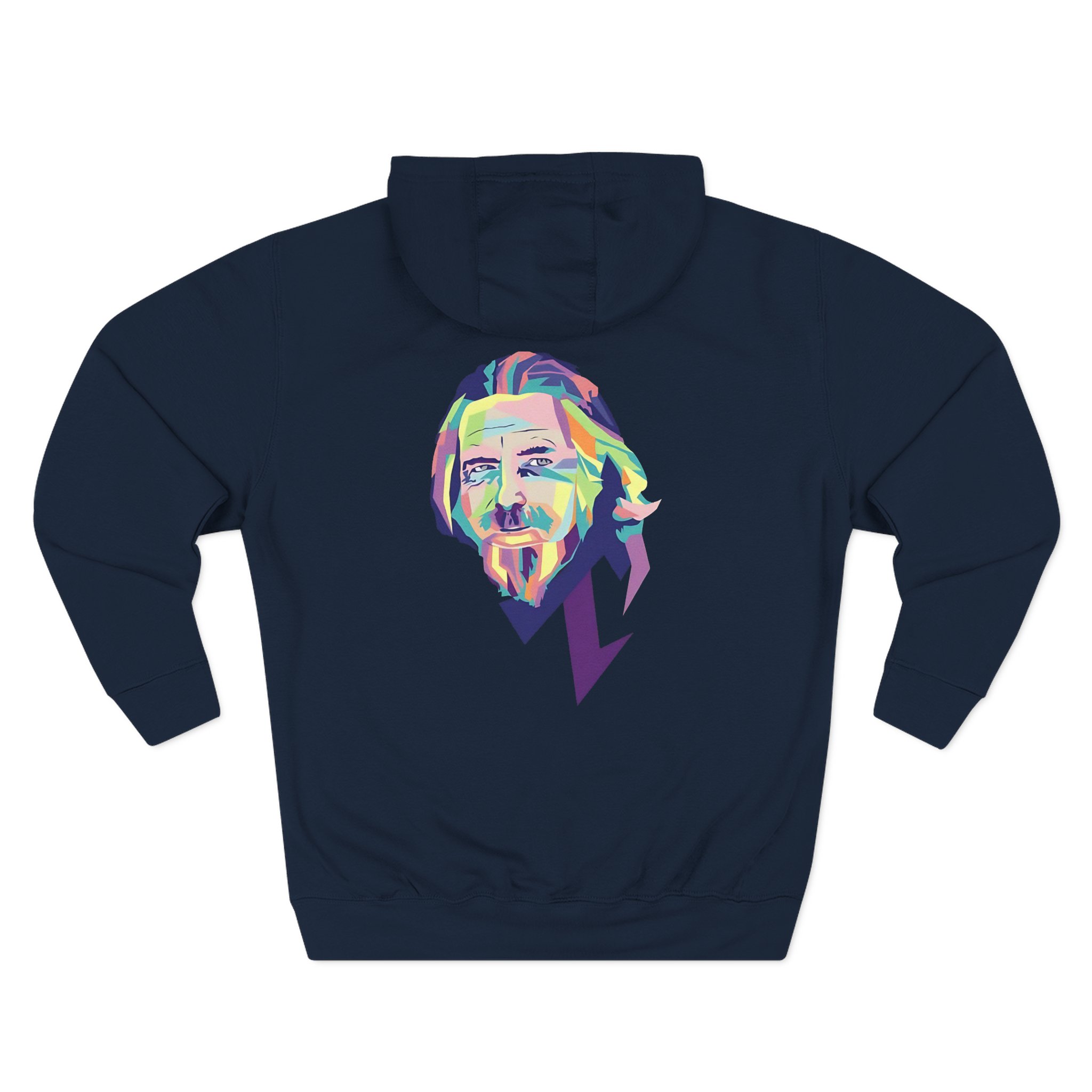 Inzo Drift Like a Cloud, Flow Like Water Three-Panel Fleece Hoodie