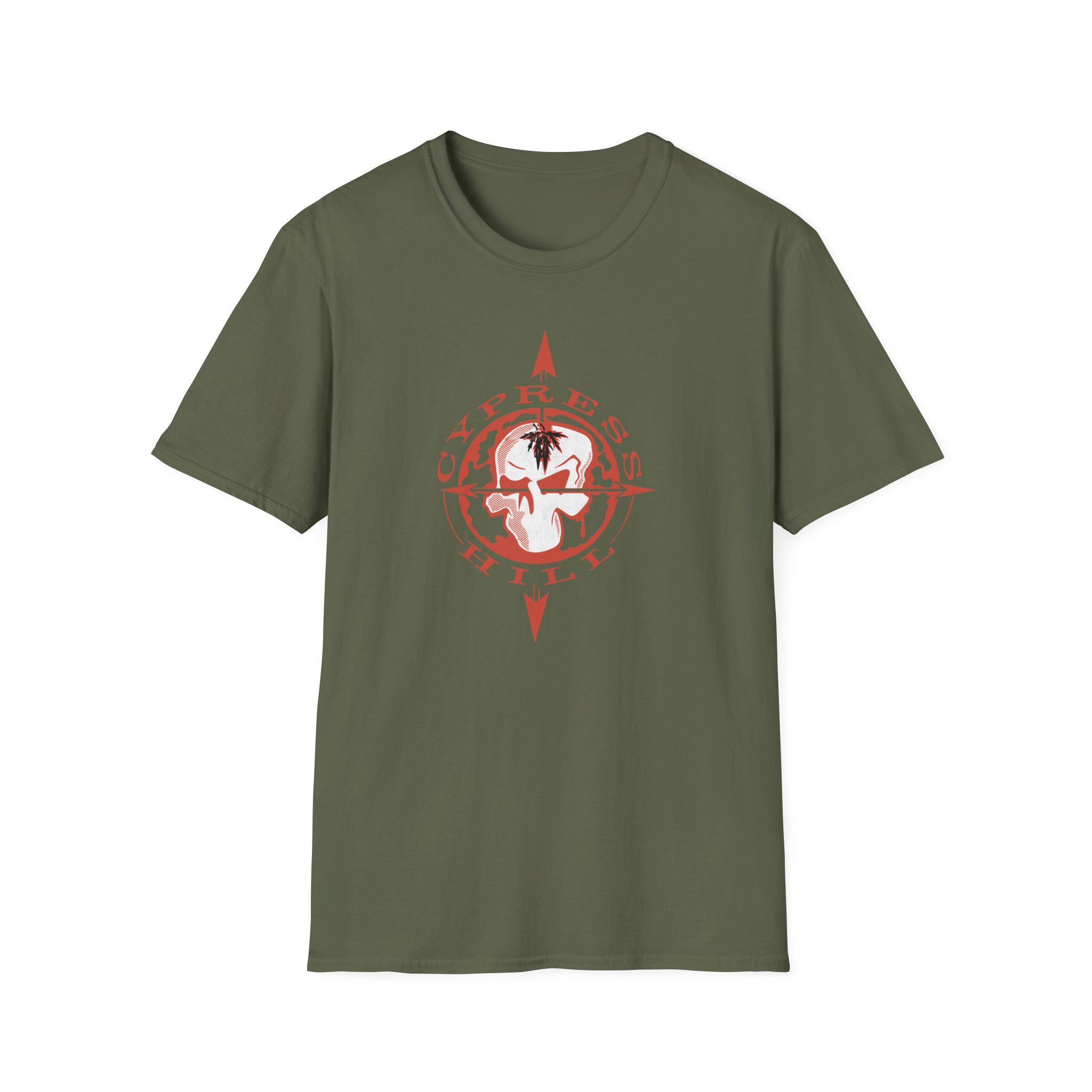Cypress Hill Skull N Compass Unisex Softstyle T-Shirt