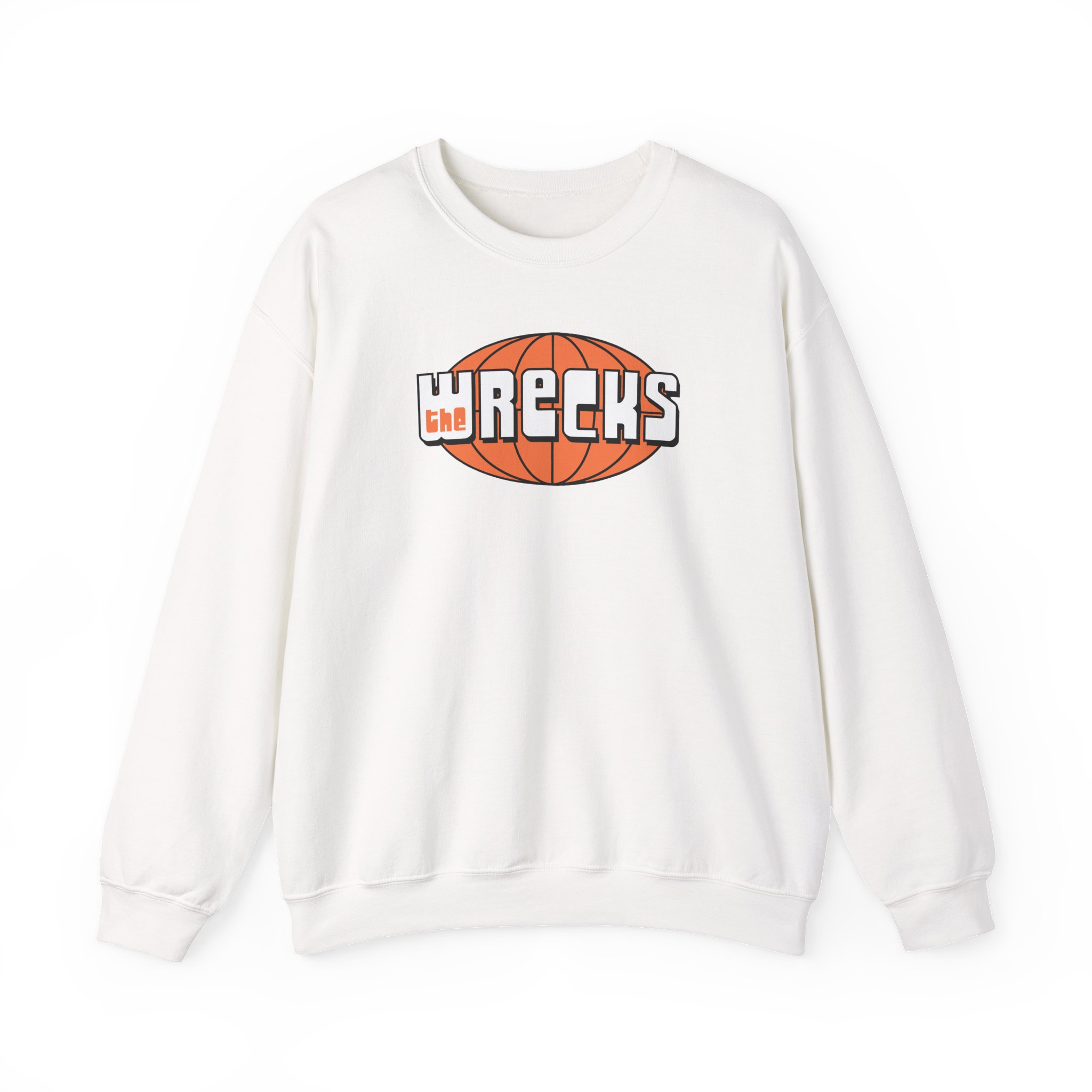 The Wrecks Retro Globe Unisex Heavy Blendâ„¢ Crewneck Sweatshirt