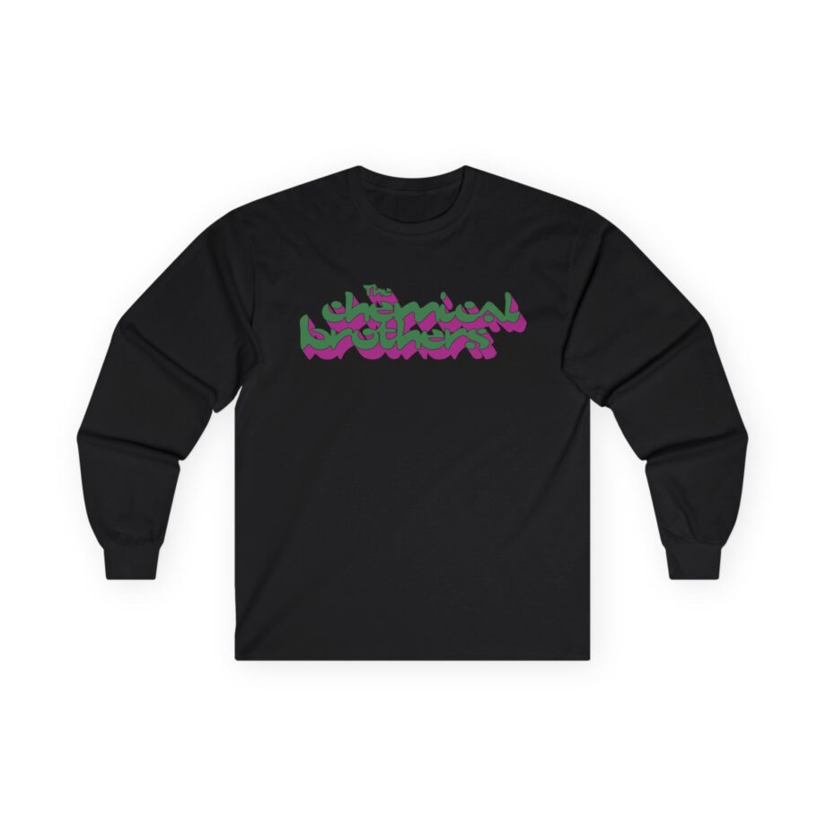 The Chemical Brothers 3d Logo Unisex Ultra Cotton Long Sleeve Tee