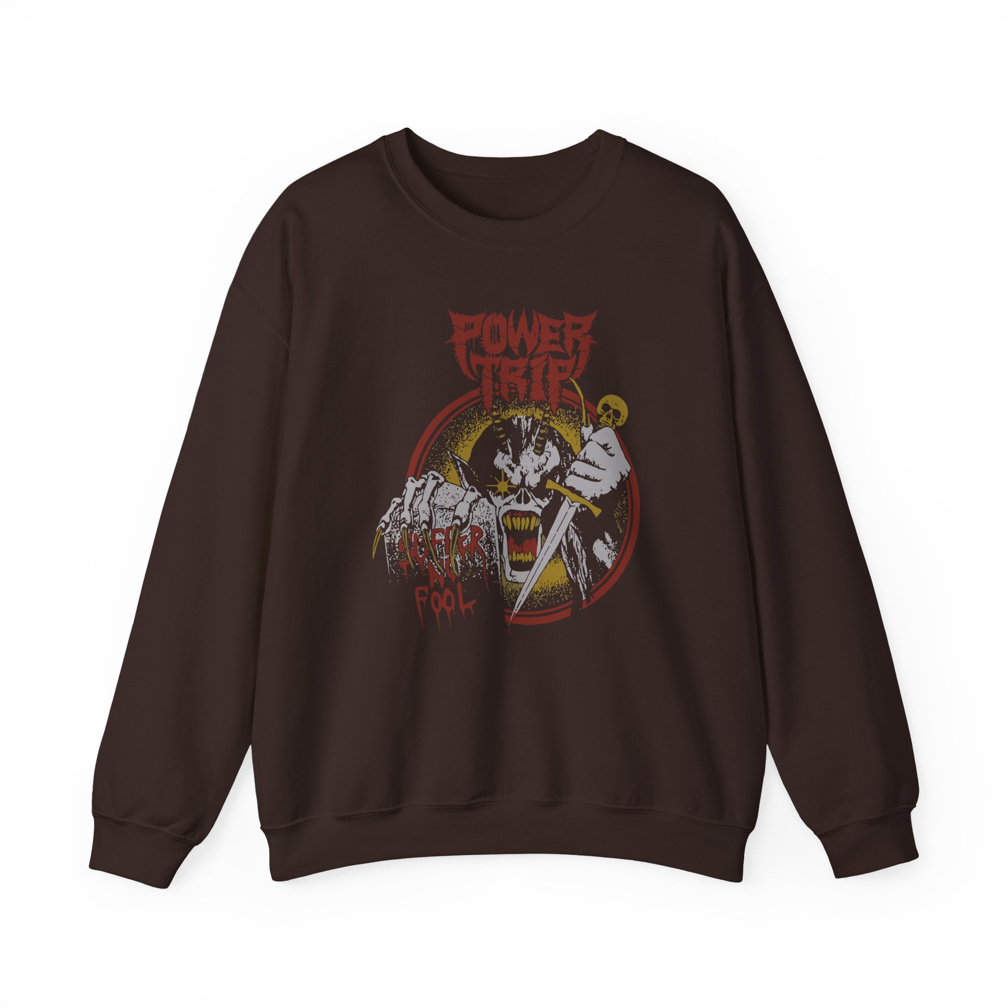 Power Trip Suffer Unisex Heavy Blendâ„¢ Crewneck Sweatshirt