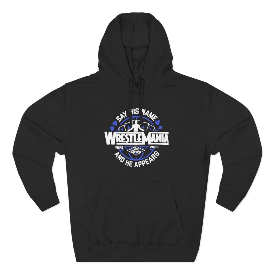 Joe Hendry WrestleMania 41 Logo Three-Panel Fleece Hoodie