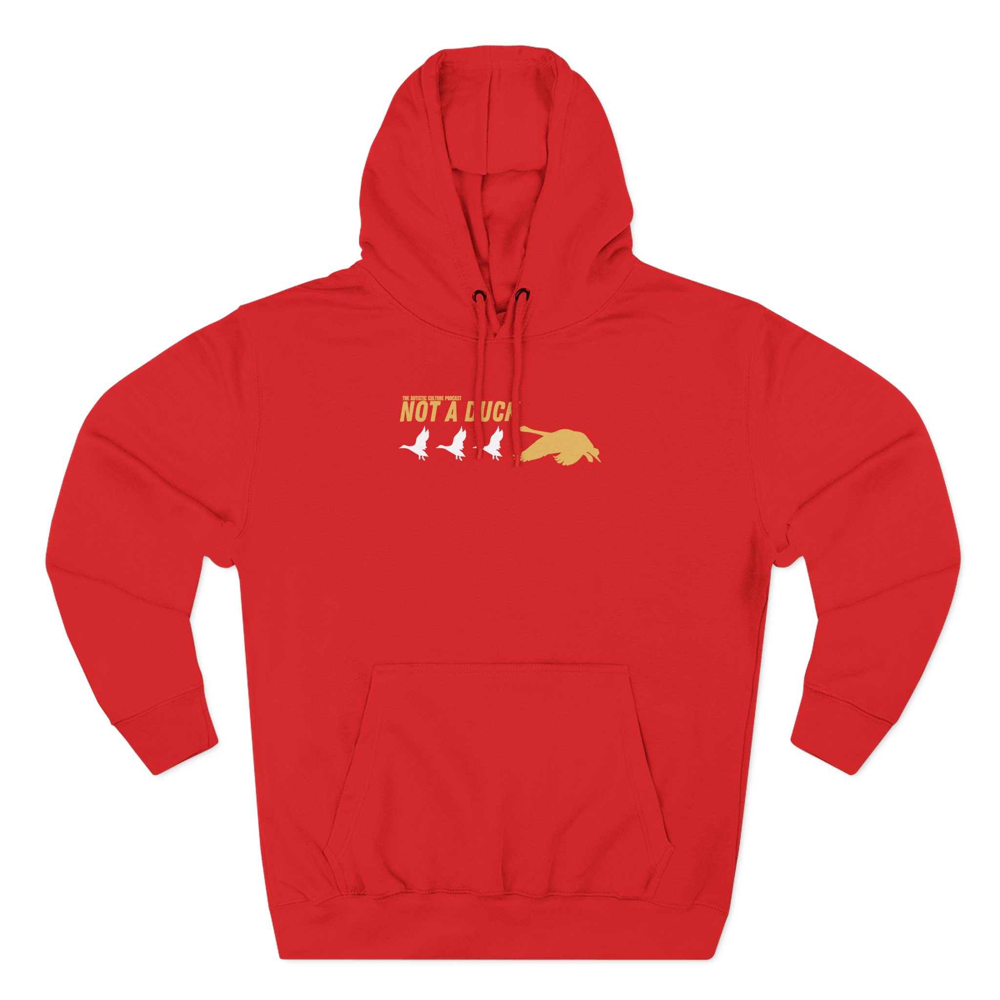 Drawfee Not a Duck Three-Panel Fleece Hoodie