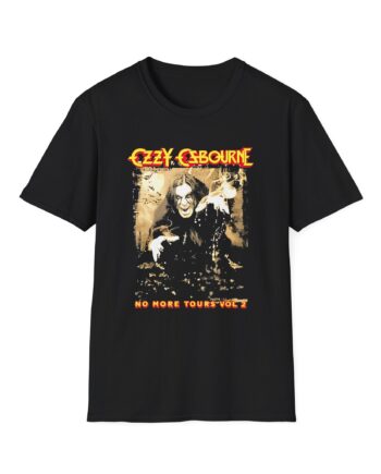 Ozzy Osbourne Rising With Tourback Unisex Softstyle T-Shirt