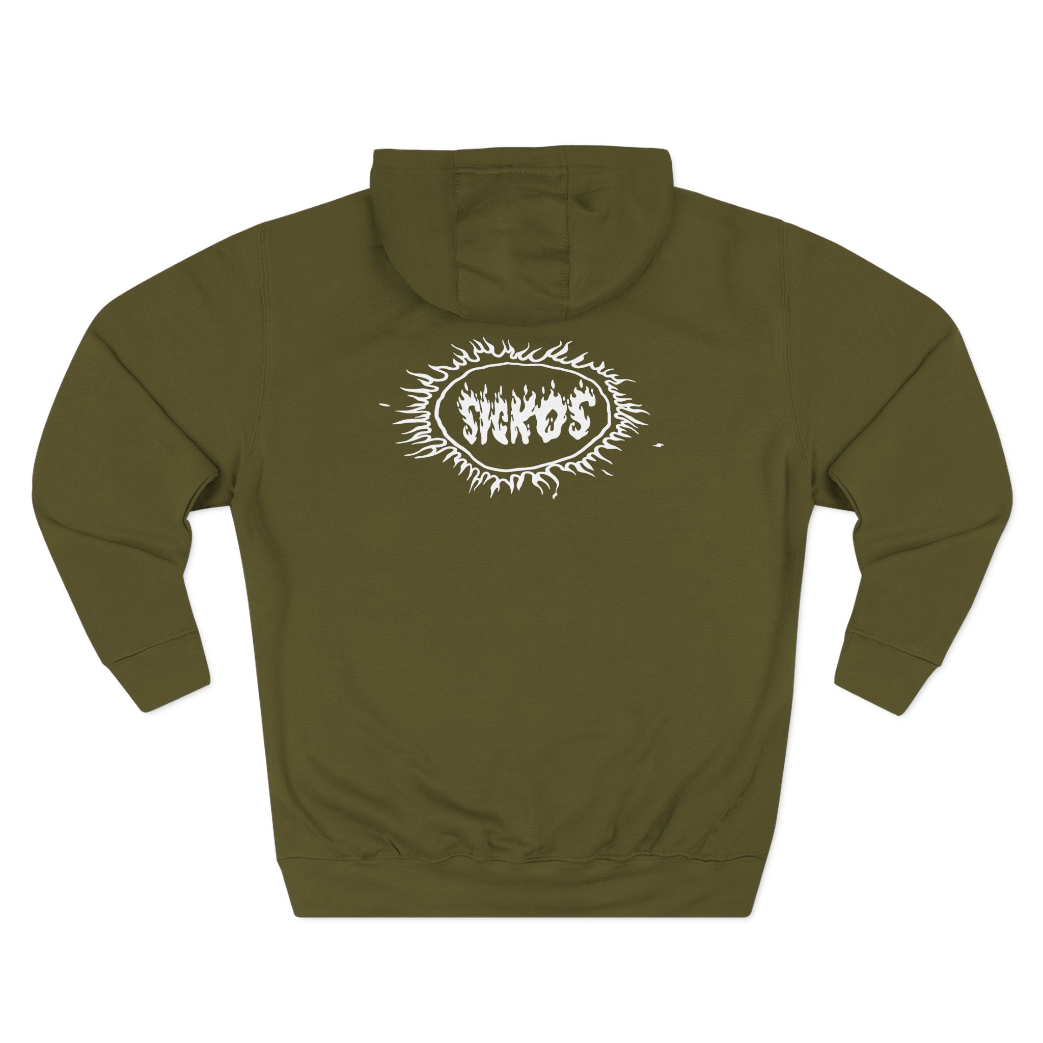 Sickos Three-Panel Fleece Hoodie