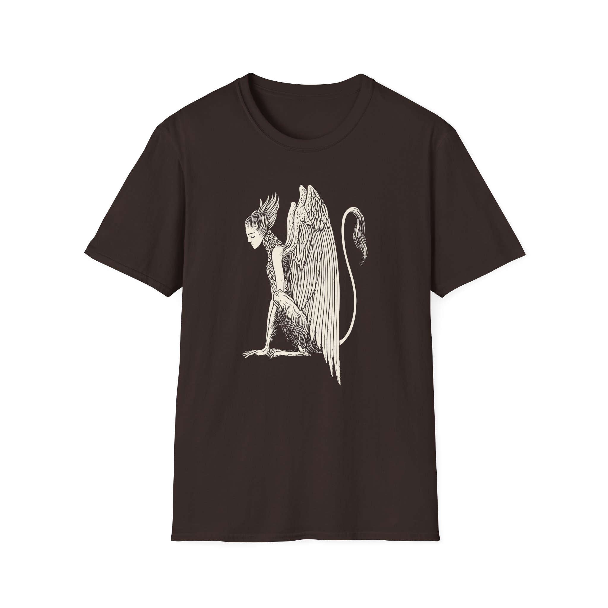 Alcest Spiritual Instinct Back Logo Unisex Softstyle T-Shirt