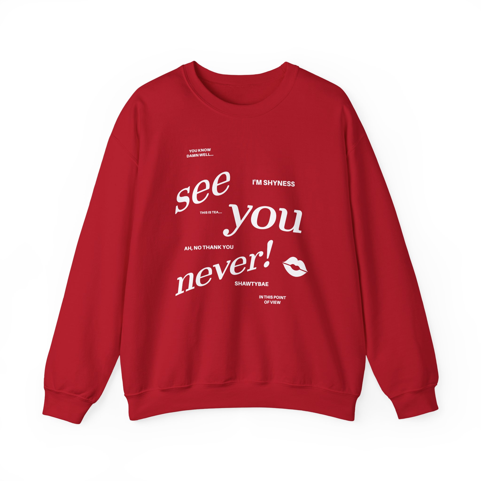 Shawty Bae Diss Gurrr Anniversary Unisex Heavy Blendâ„¢ Crewneck Sweatshirt