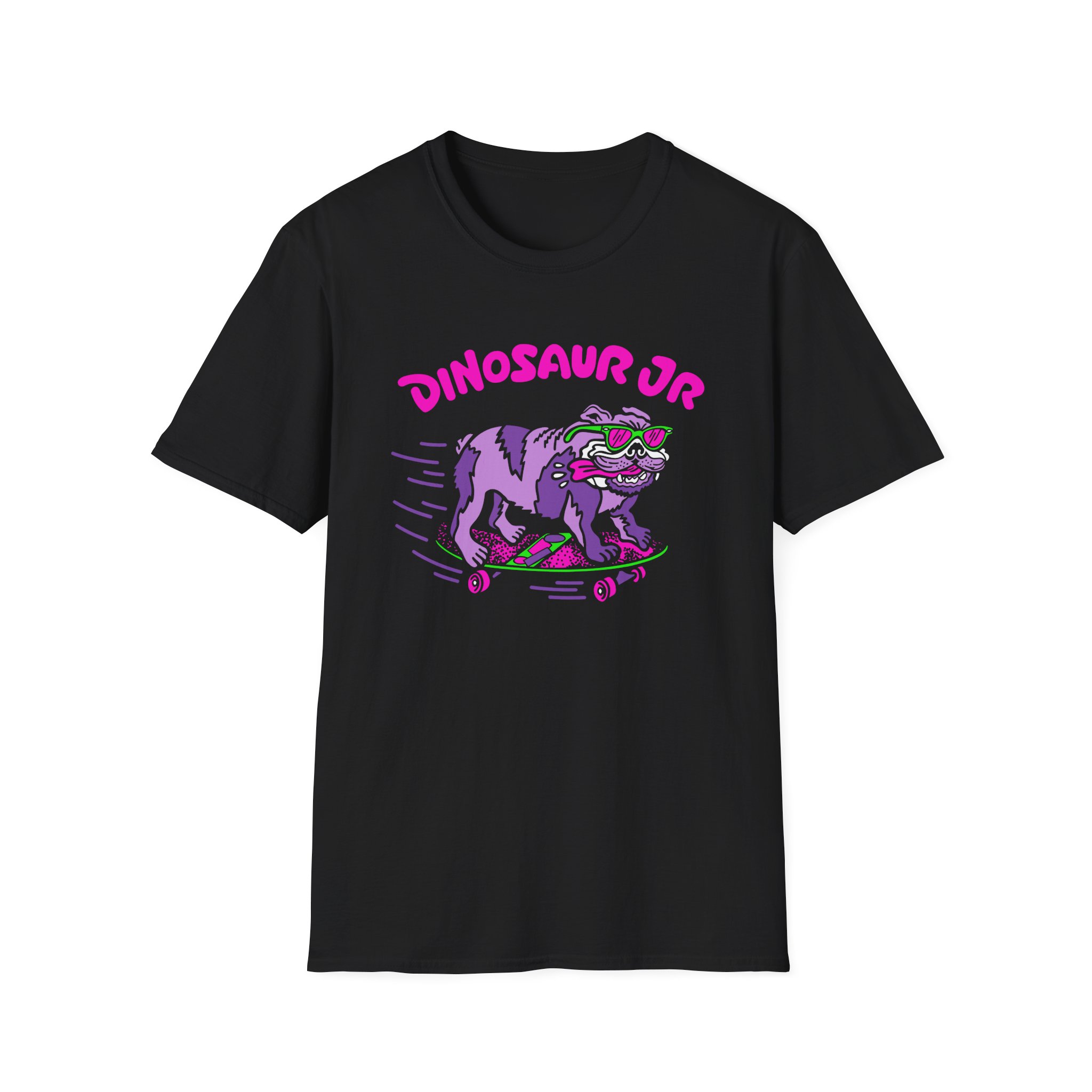 Dinosaur Jr Skateboard Bulldog Unisex Softstyle T-Shirt