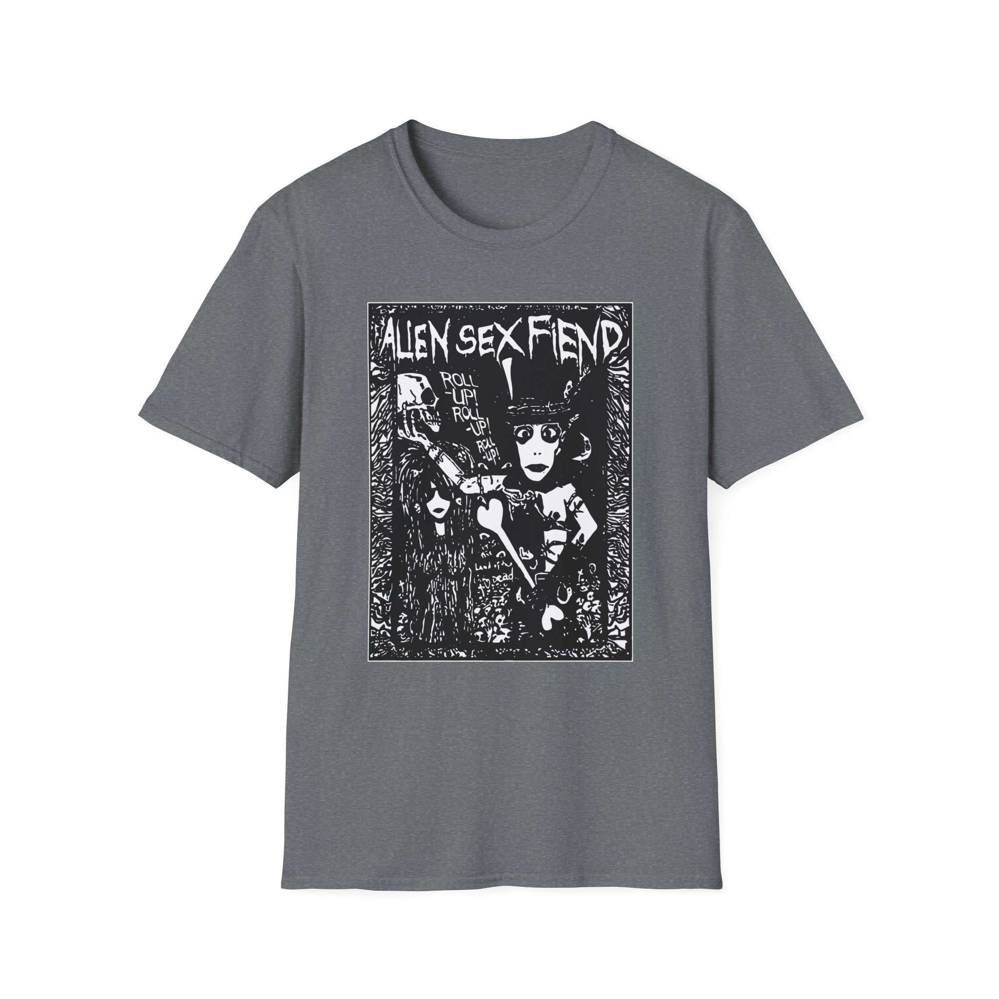 Alien Sex Fiend Land of the Living Dead Unisex Softstyle T-Shirt