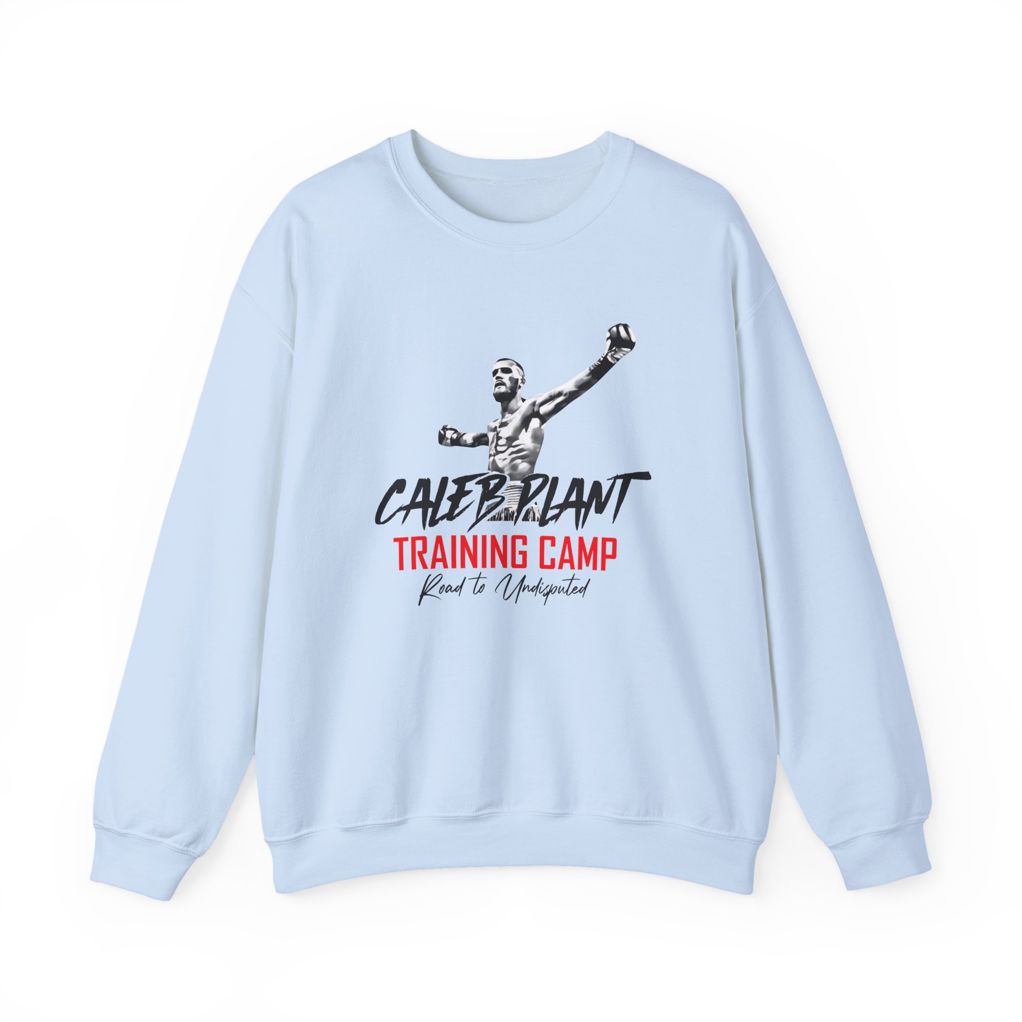Caleb Plant Training Camp W/ Image Unisex Heavy Blendâ„¢ Crewneck Sweatshirt
