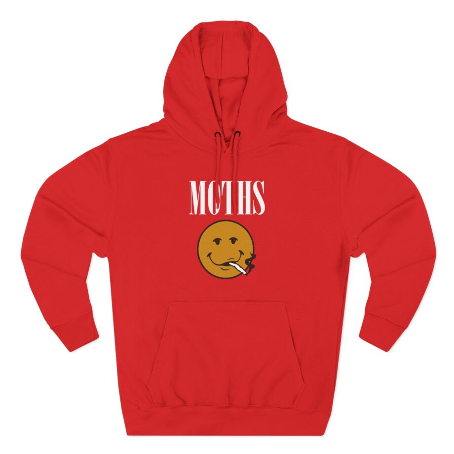 Like Moths to Flames Three-Panel Fleece Hoodie