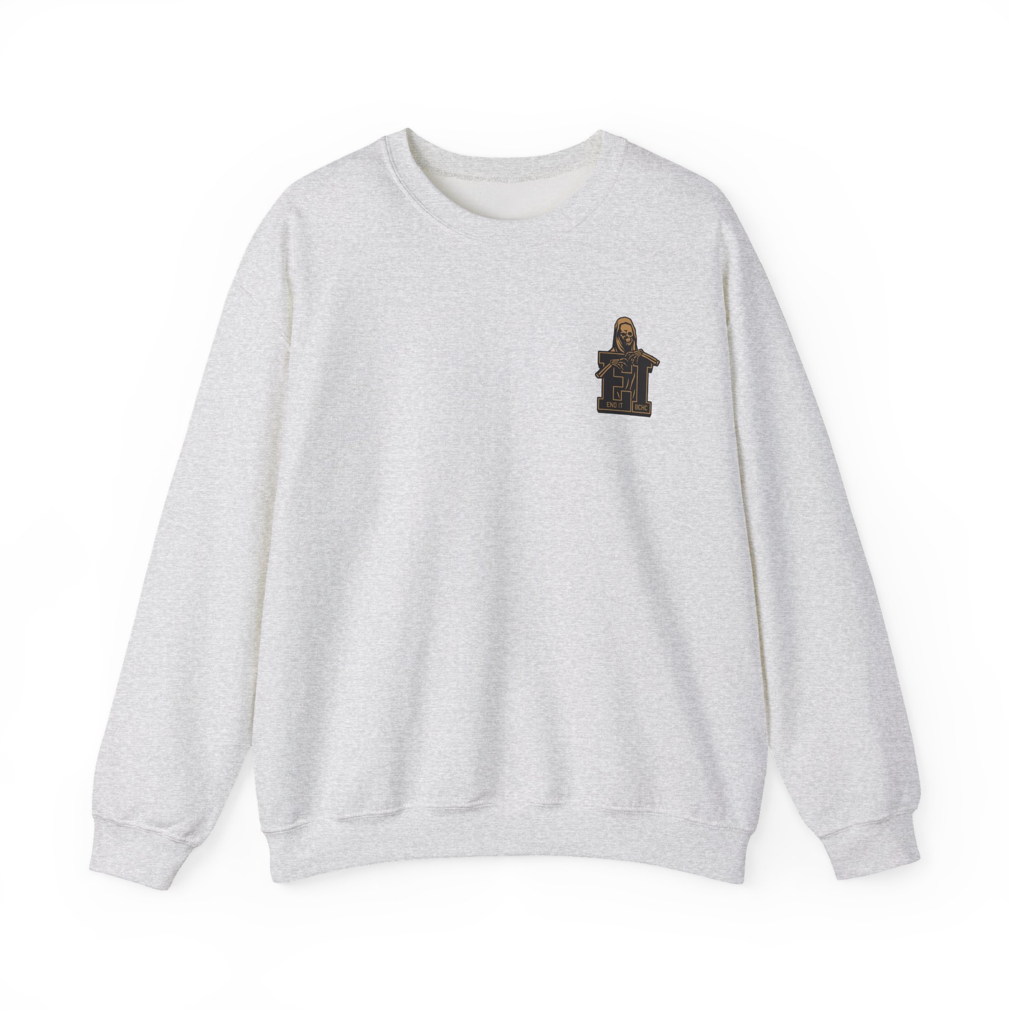 End It Bchc Reaper Emblem Unisex Heavy Blendâ„¢ Crewneck Sweatshirt