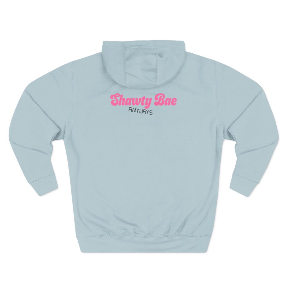 Shawty Bae Shawty Hotline Three-Panel Fleece Hoodie