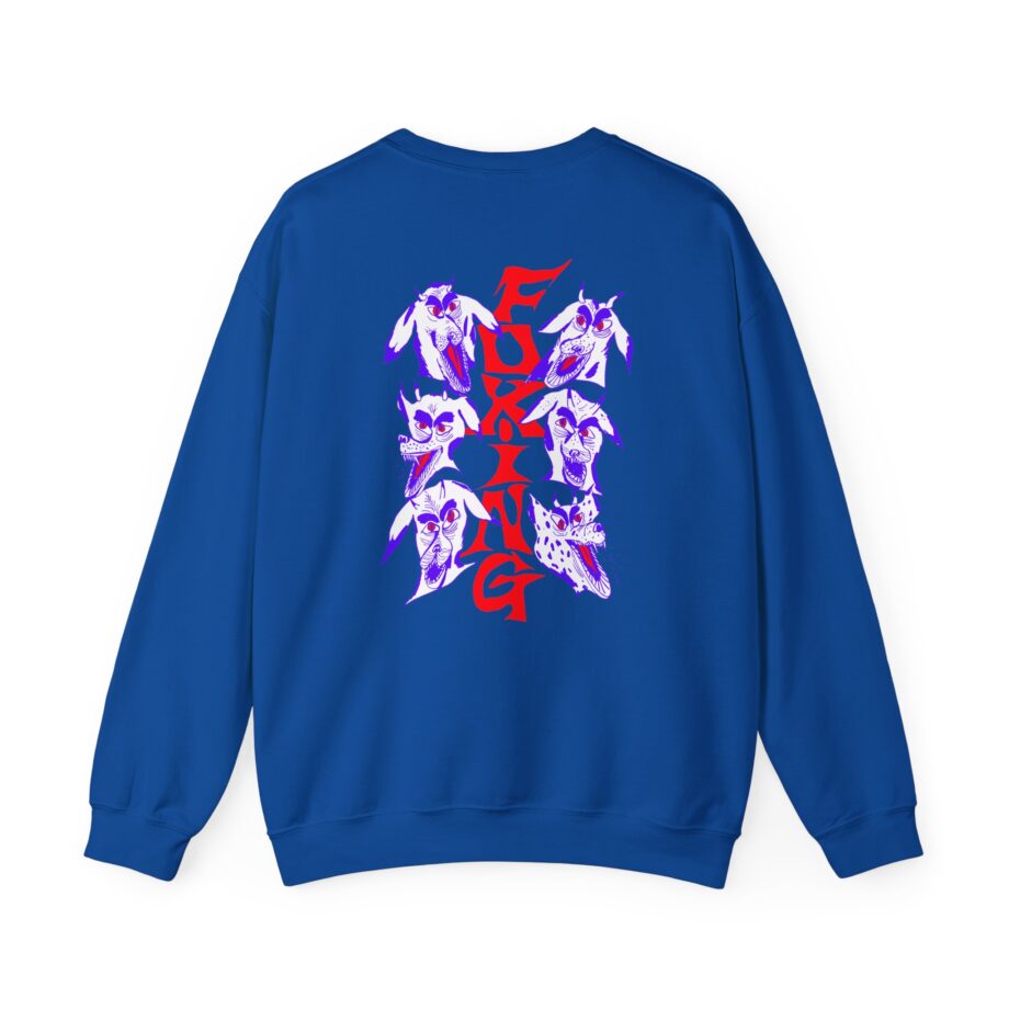 Foxing Devil Dogs Unisex Heavy Blend™ Crewneck Sweatshirt