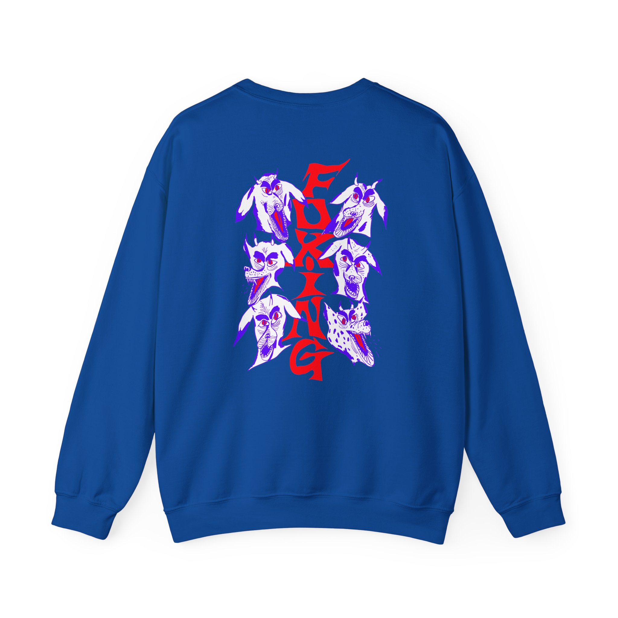 Foxing Devil Dogs Unisex Heavy Blendâ„¢ Crewneck Sweatshirt