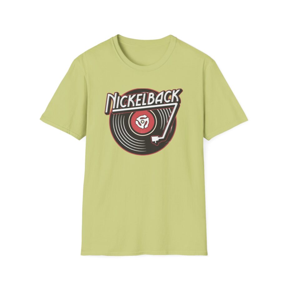 Nickelback Record Natural Ringer Unisex Softstyle T-Shirt