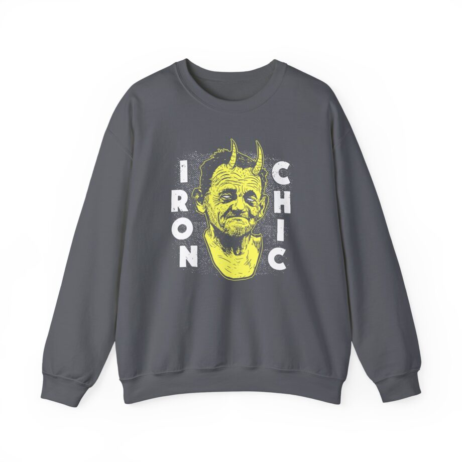 Iron Chic Devilman Unisex Heavy Blend Crewneck Sweatshirt