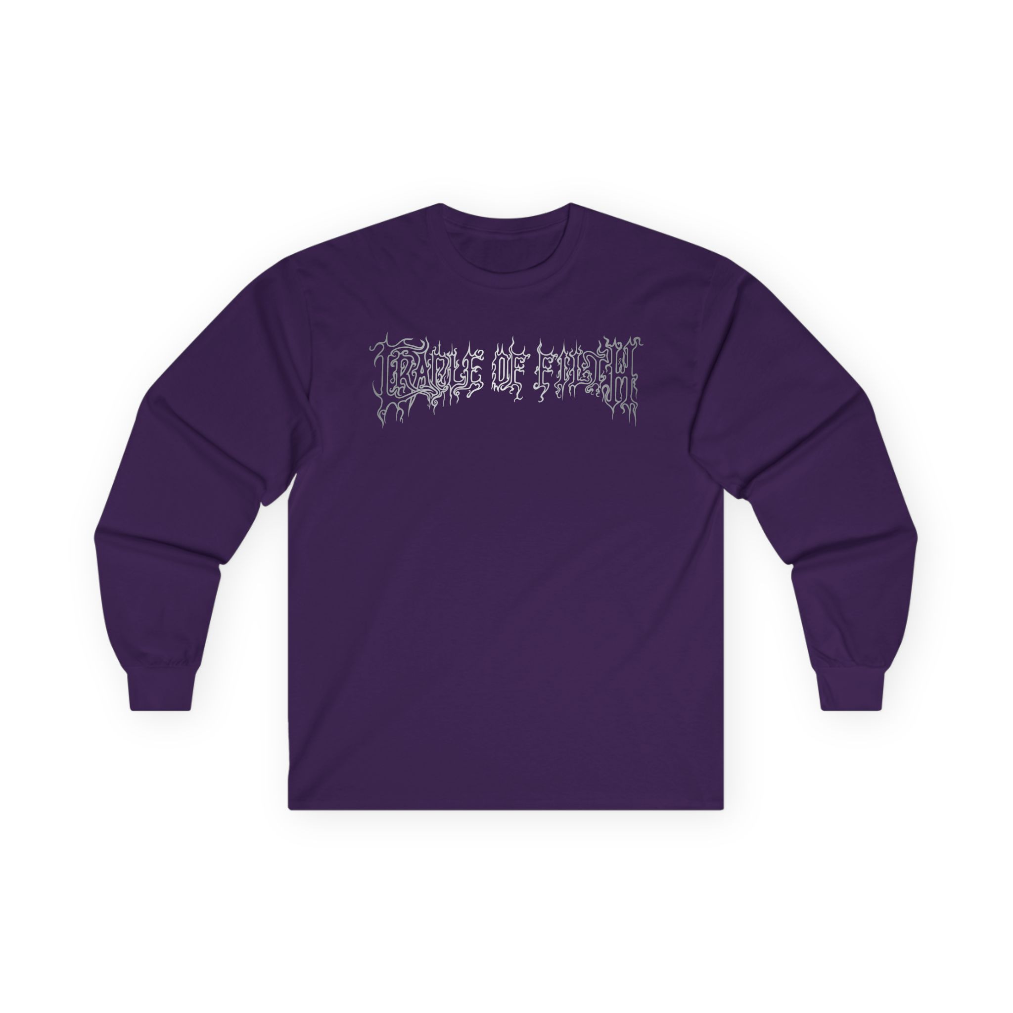 Cradle of Filth Silver Logo Unisex Ultra Cotton Long Sleeve Tee