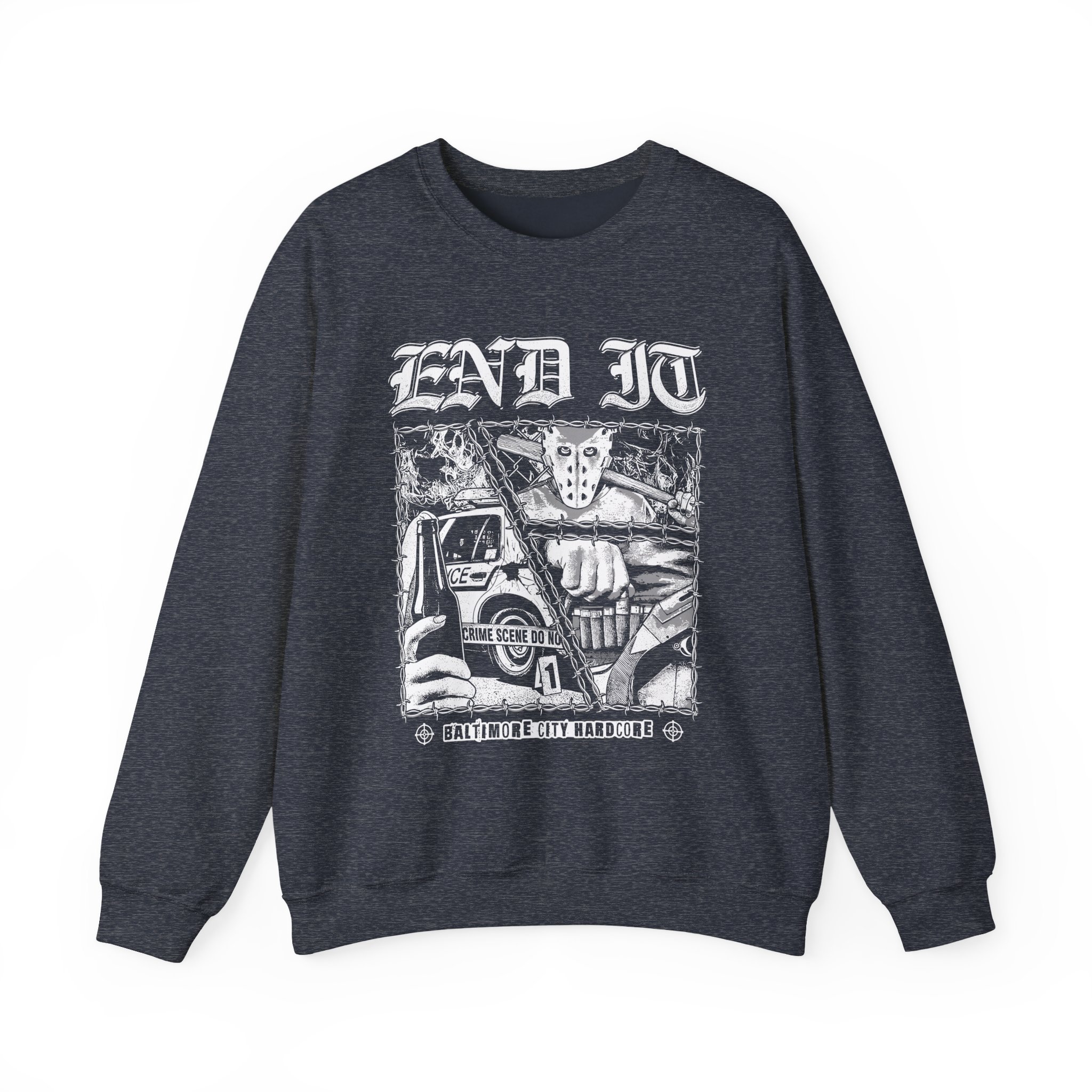 End It Crime Scene Unisex Heavy Blendâ„¢ Crewneck Sweatshirt