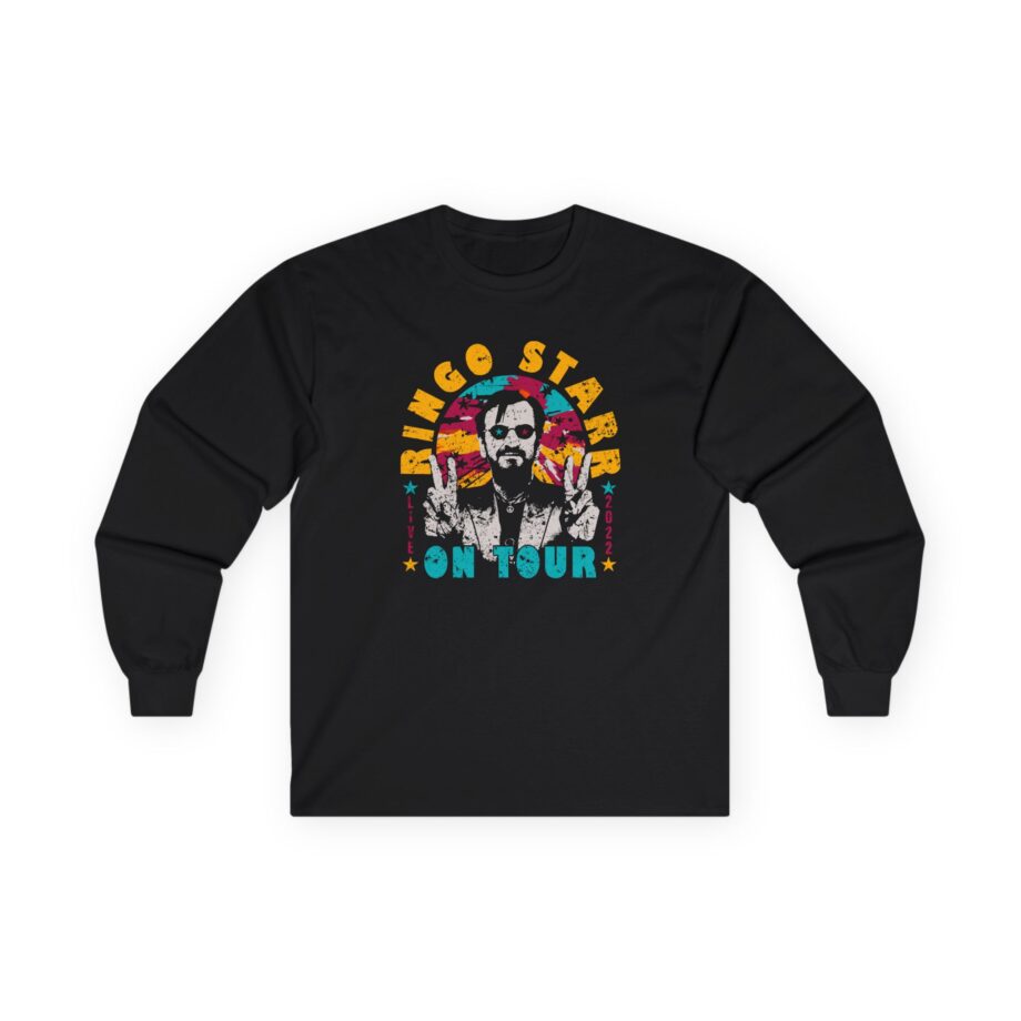 Ringo Starr Ringo on Tour Photo Unisex Ultra Cotton Long Sleeve Tee