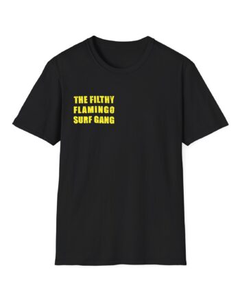 Surf Gang Filthy Flamingo Unisex Softstyle T-Shirt