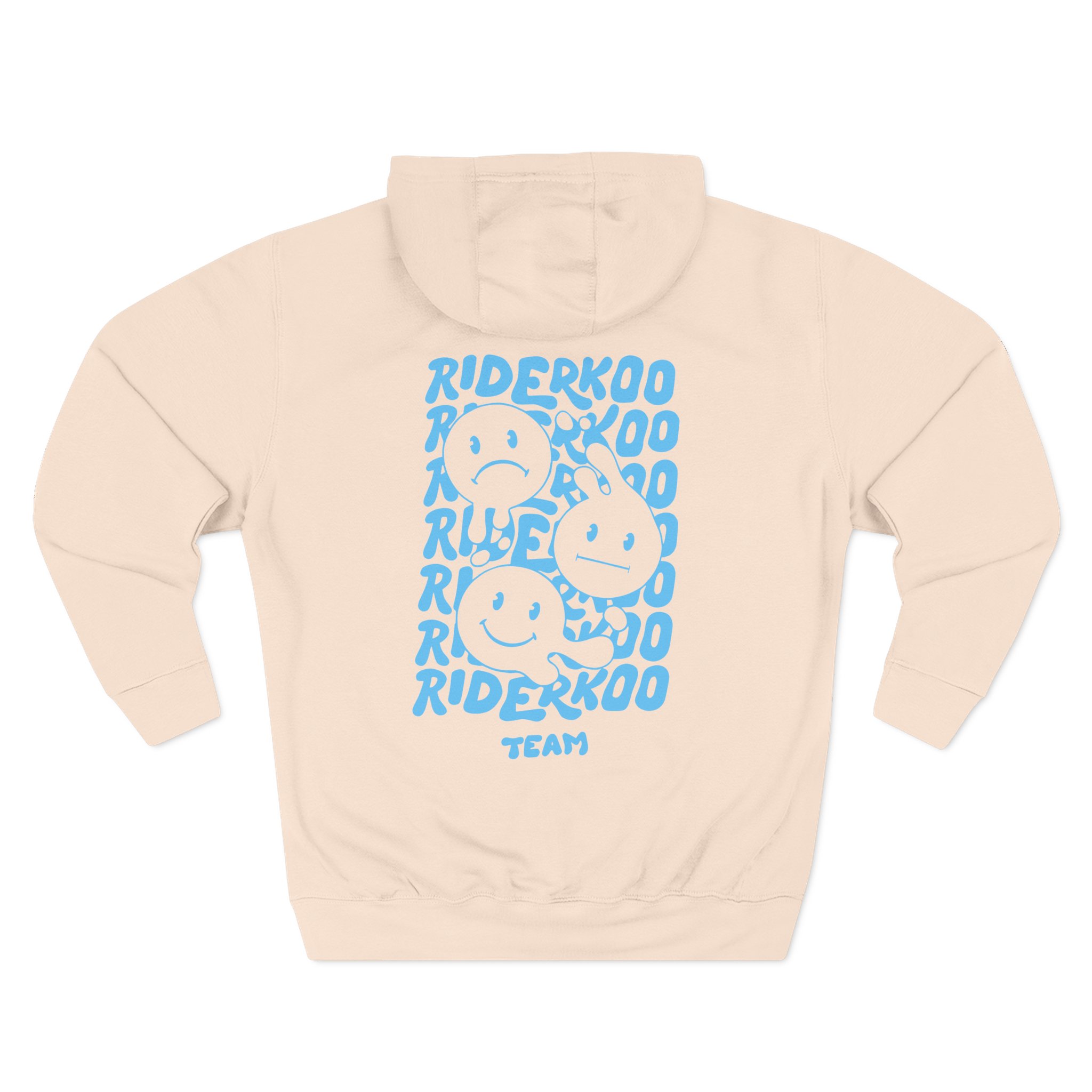 Riderkoo Three-Panel Fleece Hoodie