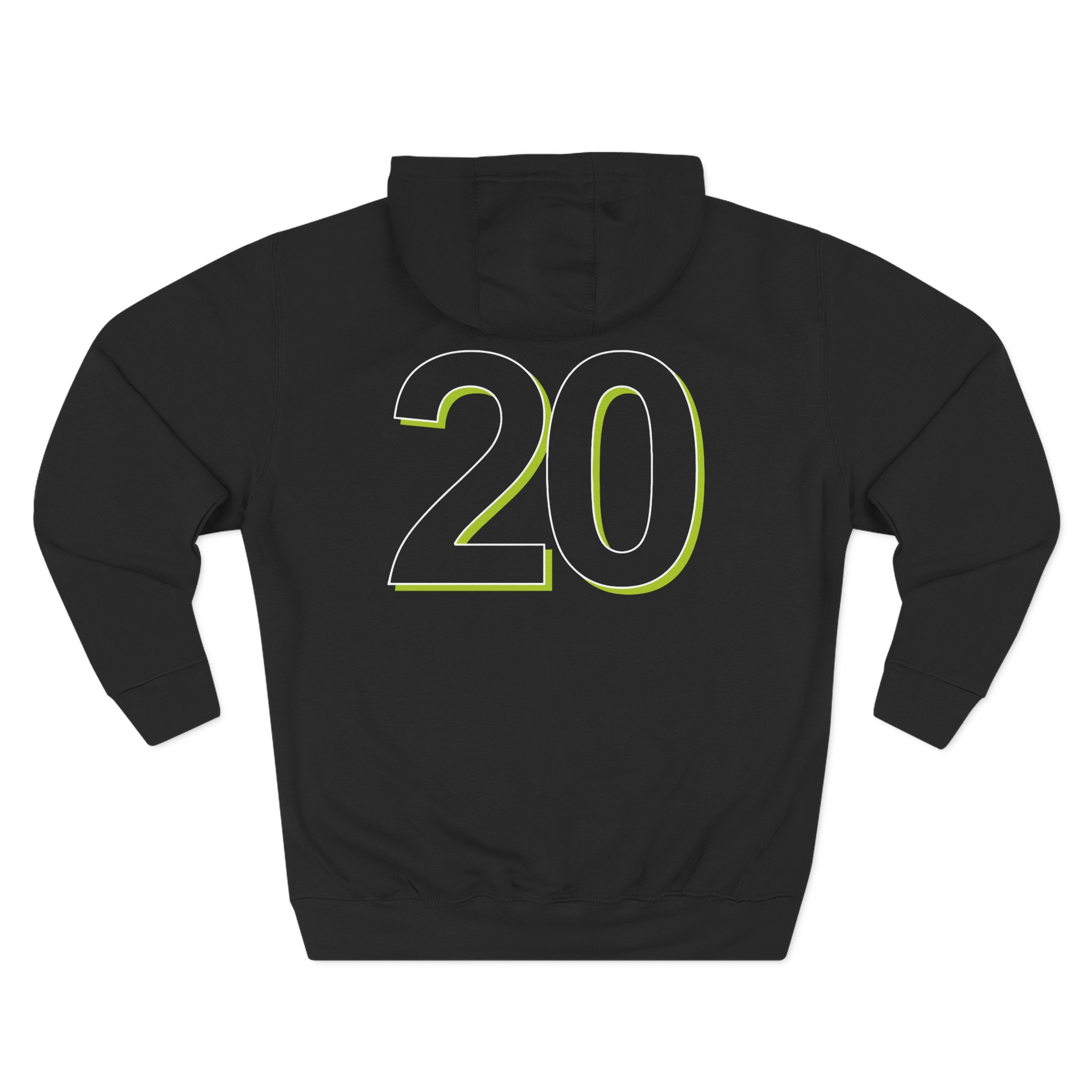 Overkill 19 Raglan Three-Panel Fleece Hoodie