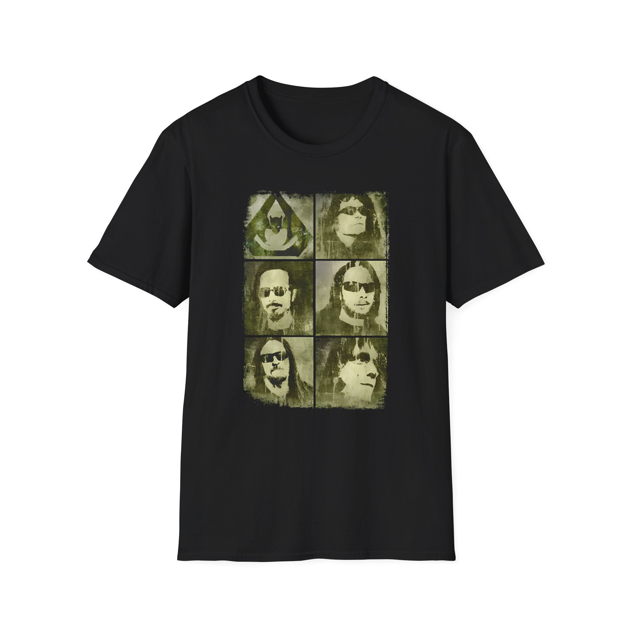 Overkill Faces Unisex Softstyle T-Shirt